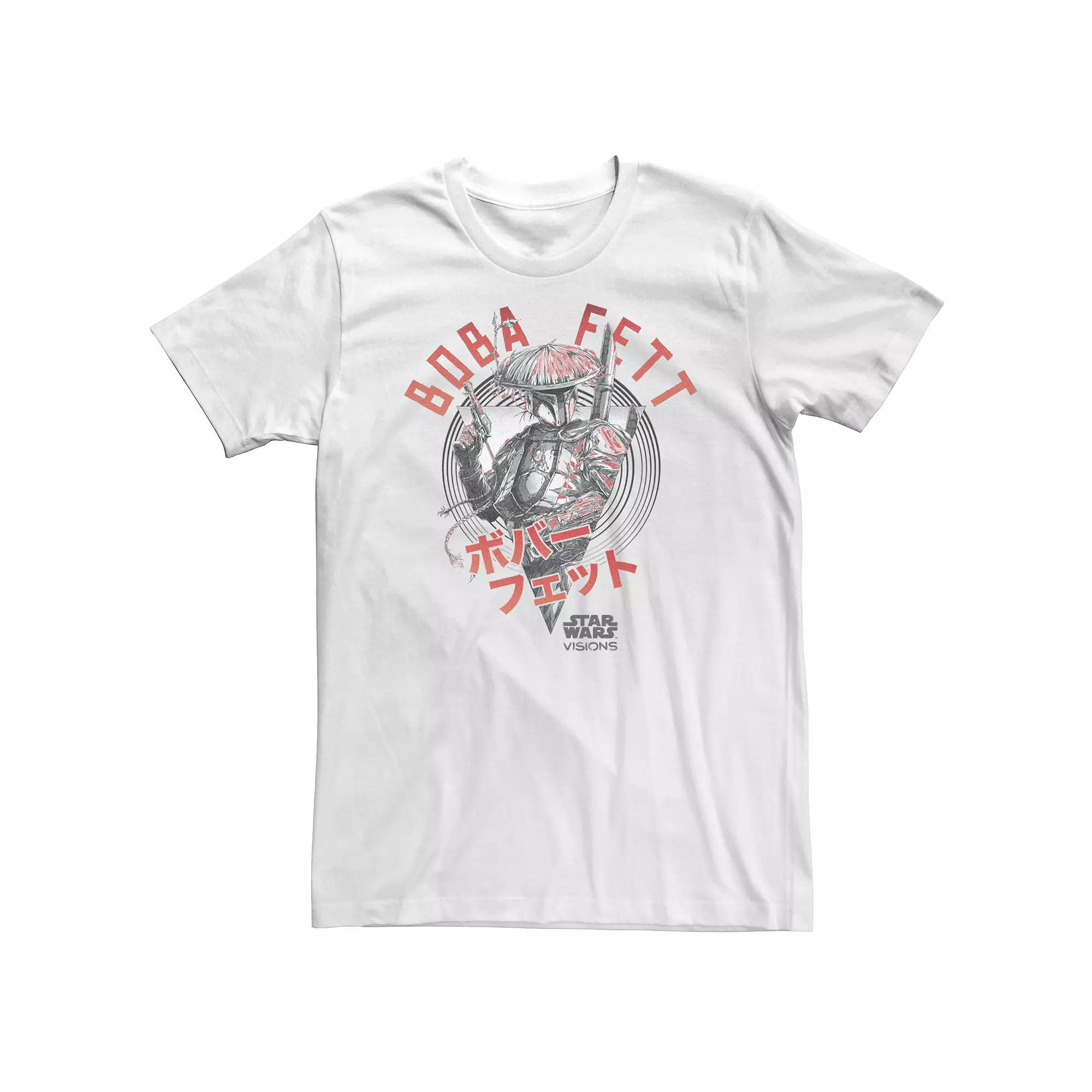 Big & Tall Star Wars: Visions Boba Fett Kanji Poster Tee, Boy's,  Product Image
