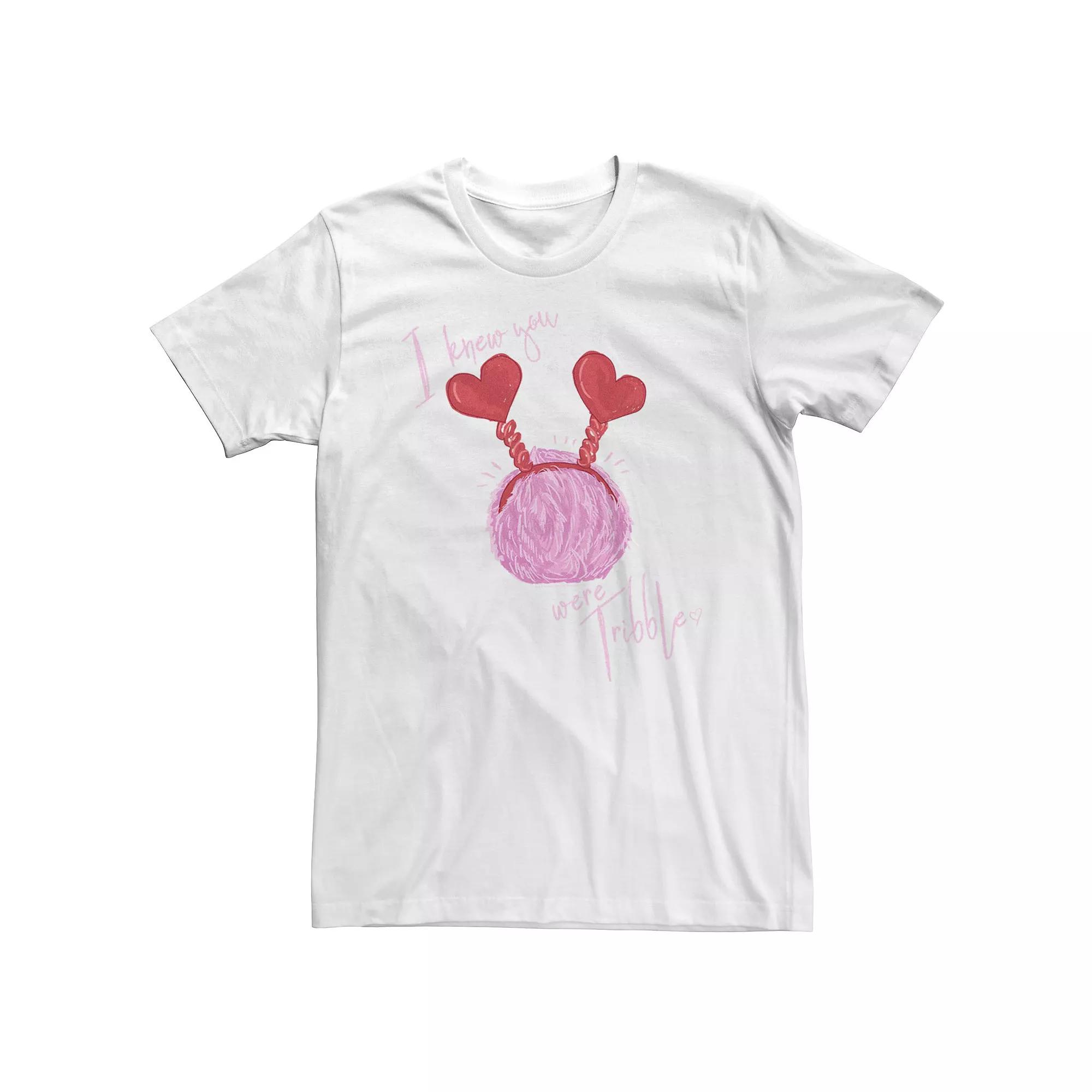 Mens Star Trek The Original Series I Knew You Were Tribble Text Tee Product Image