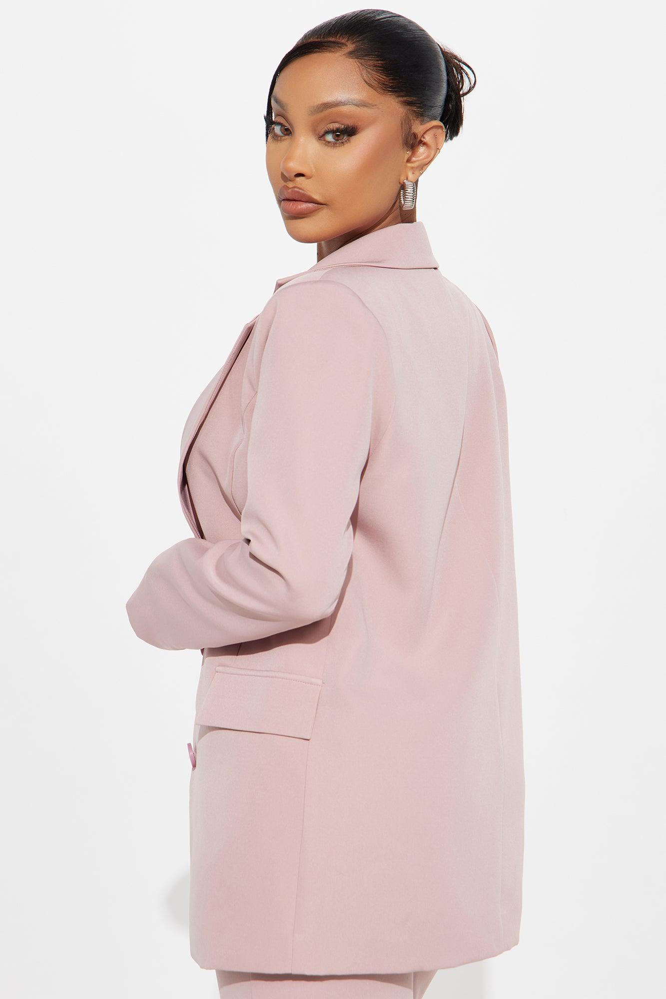 High Investment Blazer - Blush Female Product Image