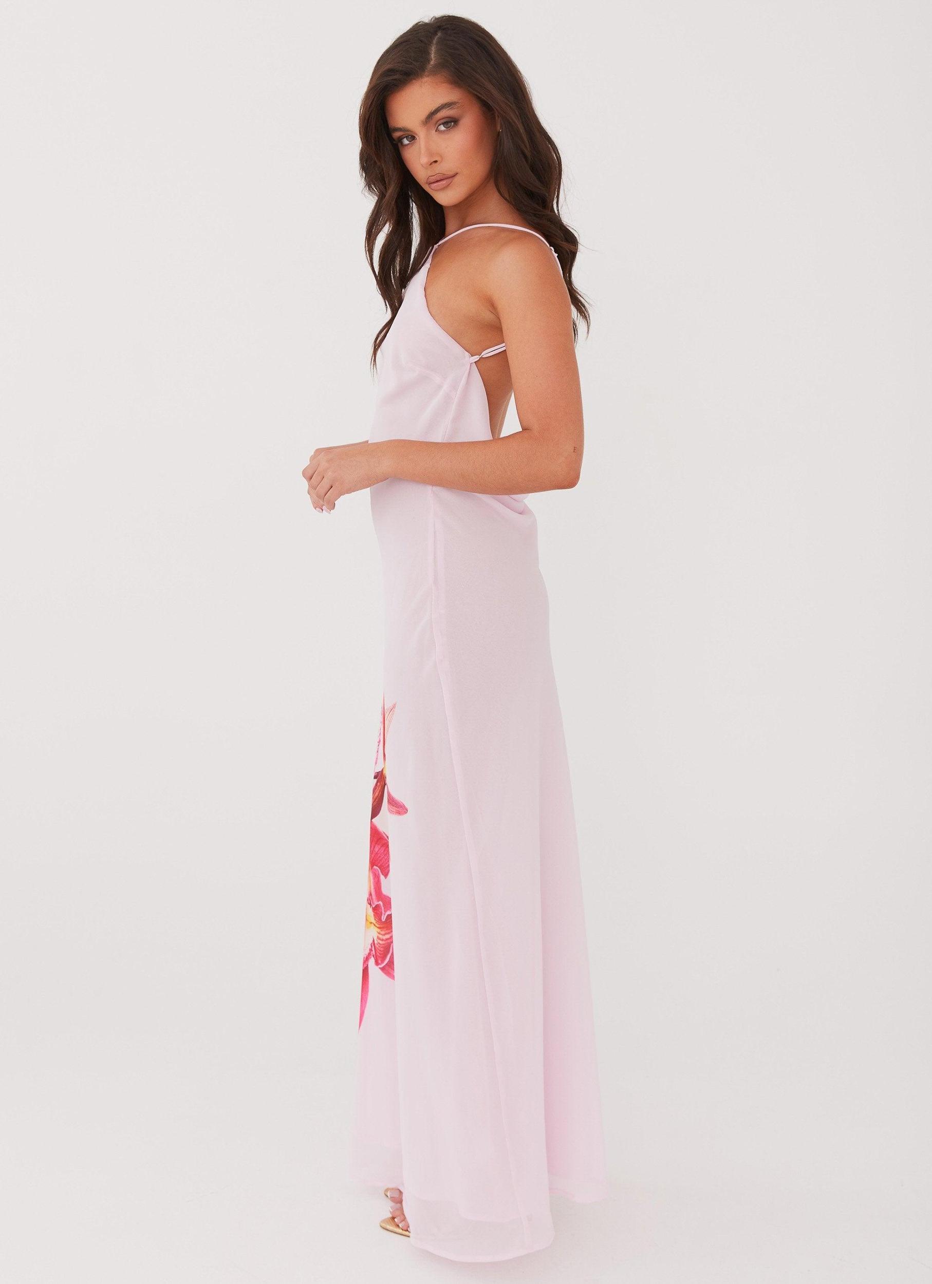 Blossom Hearts Maxi Dress - Pink Peony Product Image