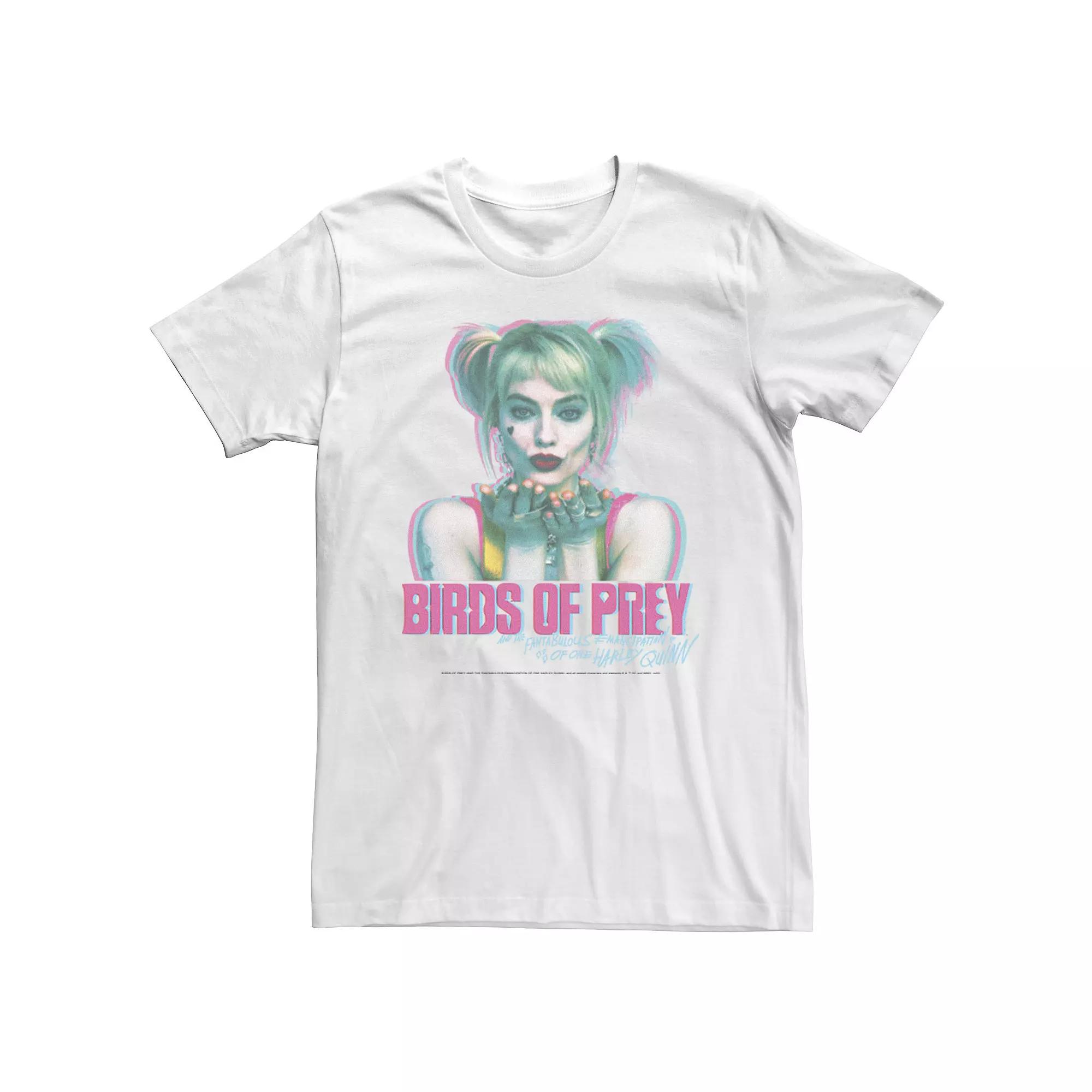 Men's Harley Quinn: Birds of Prey Kiss Portrait Tee,  Product Image