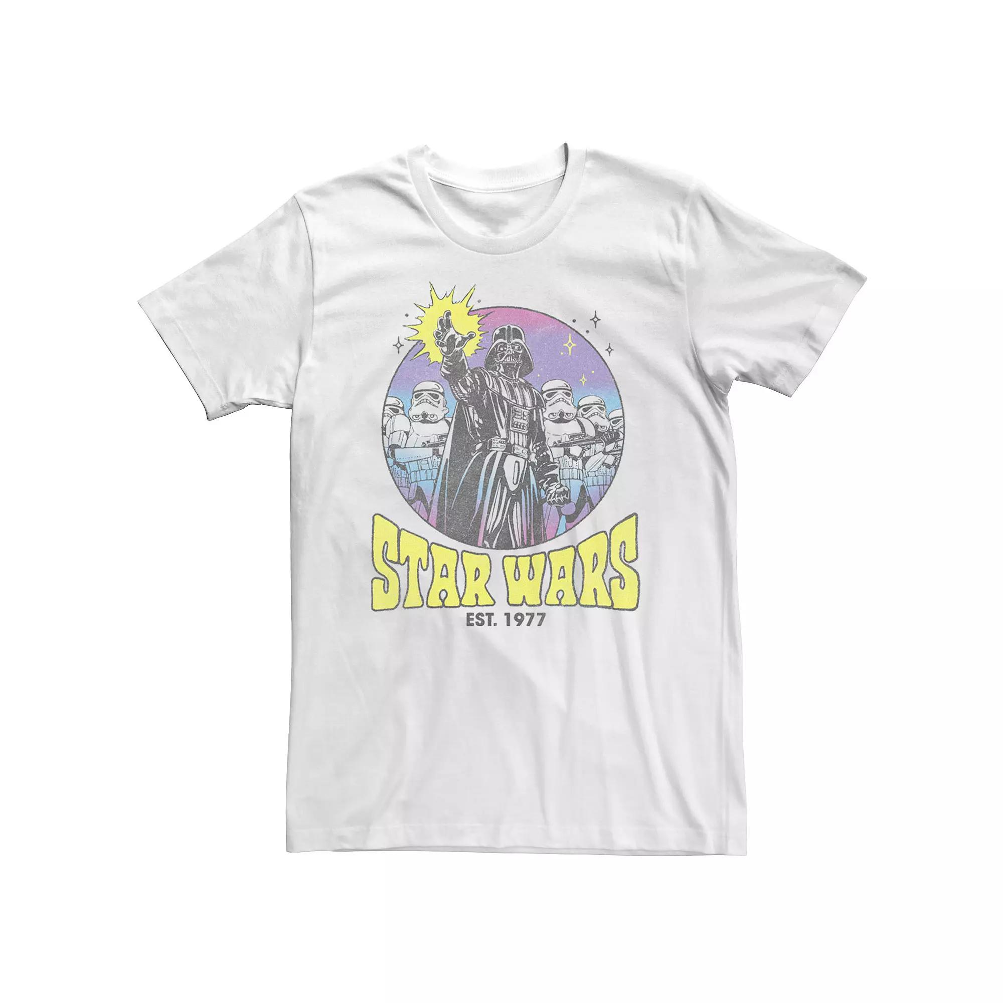 Big & Tall Star Wars Darth Vader & Stormtroopers Color Circle Tee, Men's,  Product Image