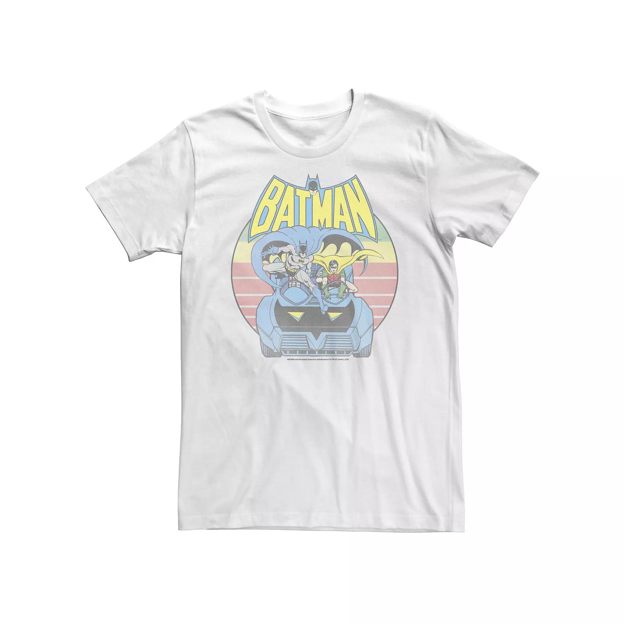 Big & Tall DC Comics Batman Retro Batmobile Tee, Boy's,  Product Image