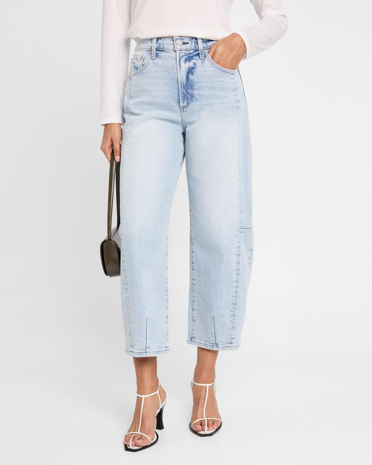 Eli High-Rise Arched-Leg Jeans Product Image