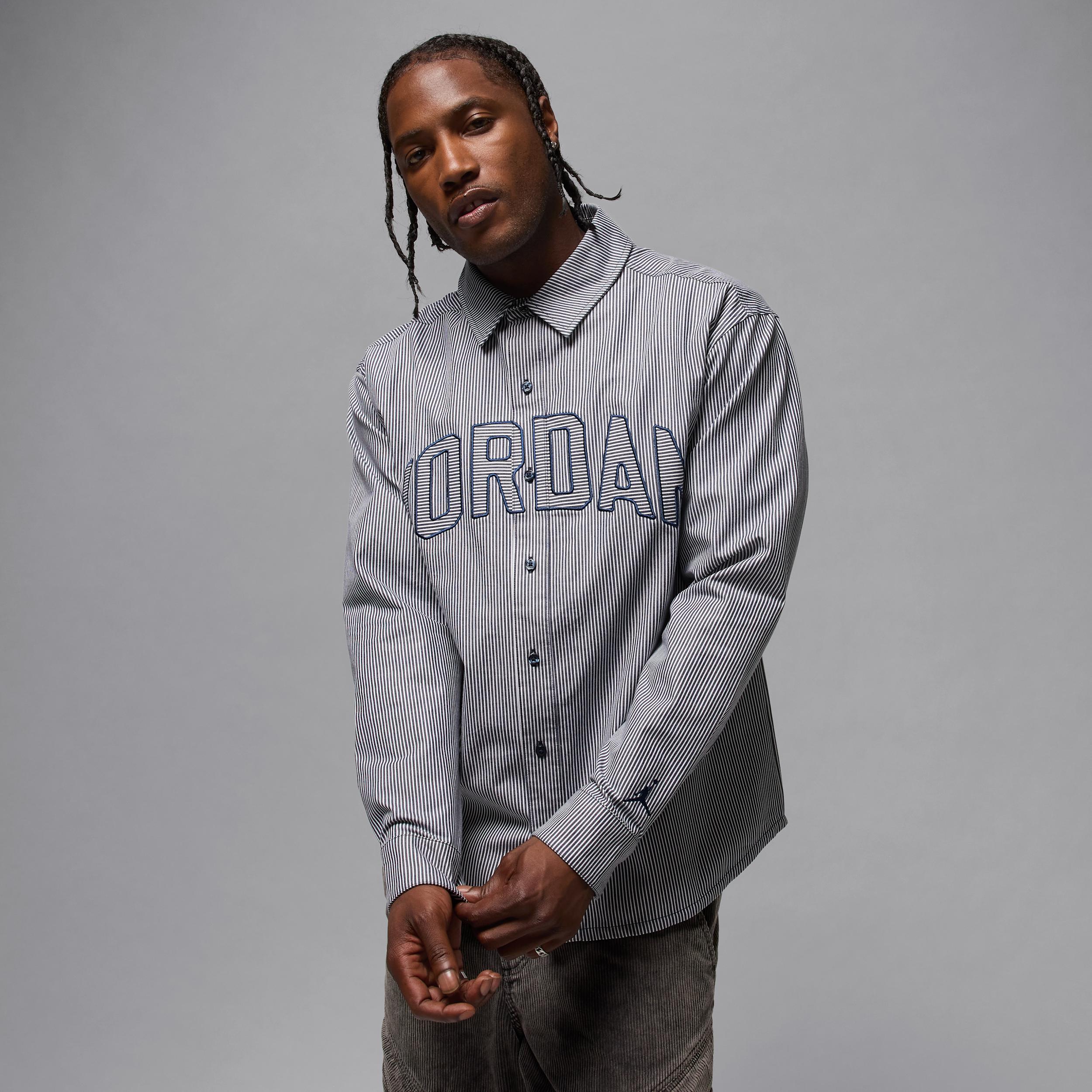 Mens Jordan Flight Oxford Long-Sleeve Top | IB0317-451 Product Image