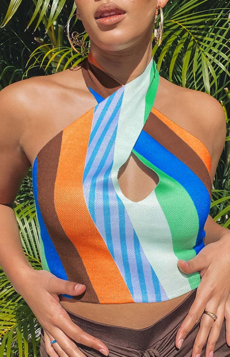 Flirtini Halter Crop Multi Product Image