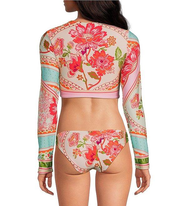 Maaji Flirt Floral Groove Reversible Classic Swim Bottom Product Image