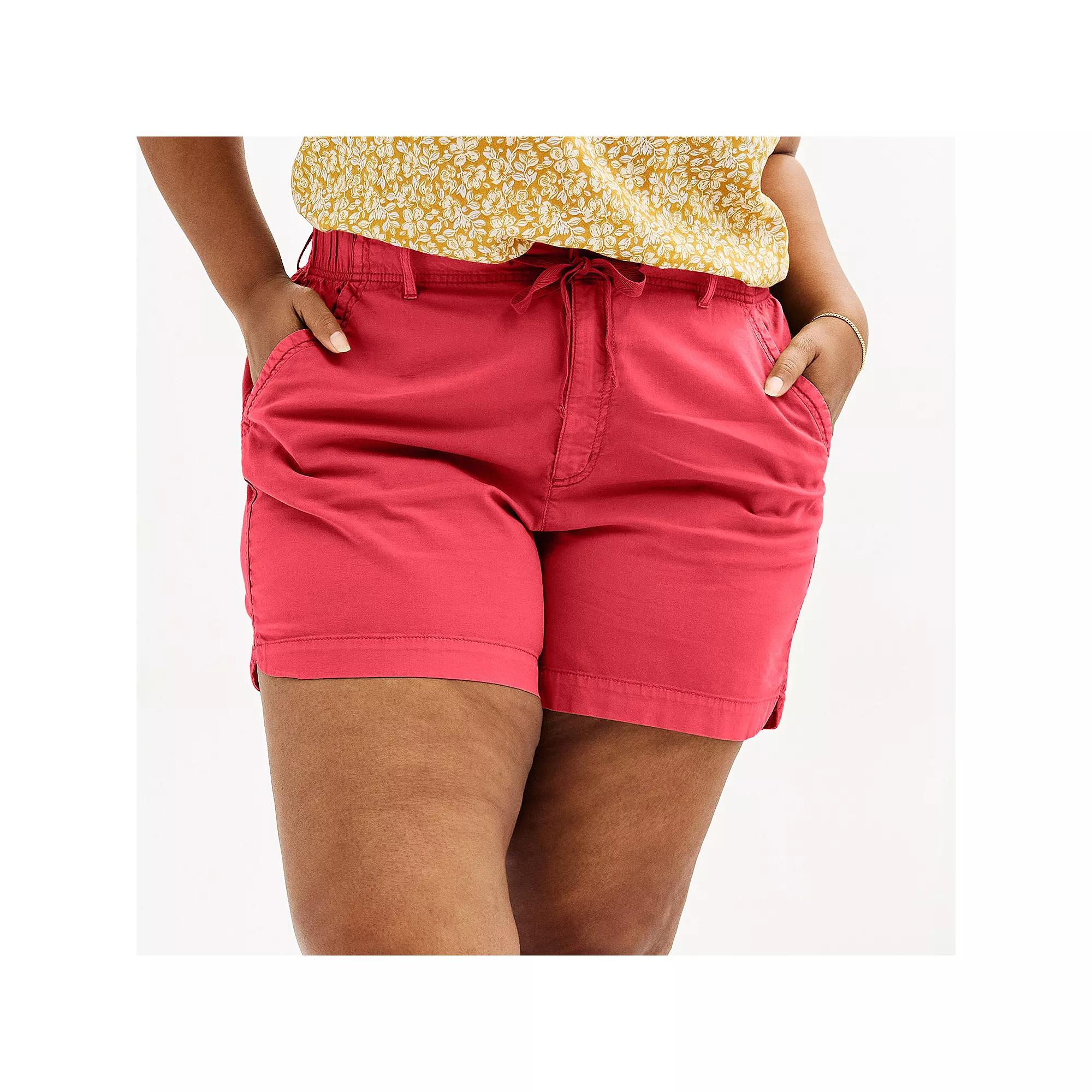 Plus Size Sonoma Goods For Life Utility Shorts, Womens Product Image