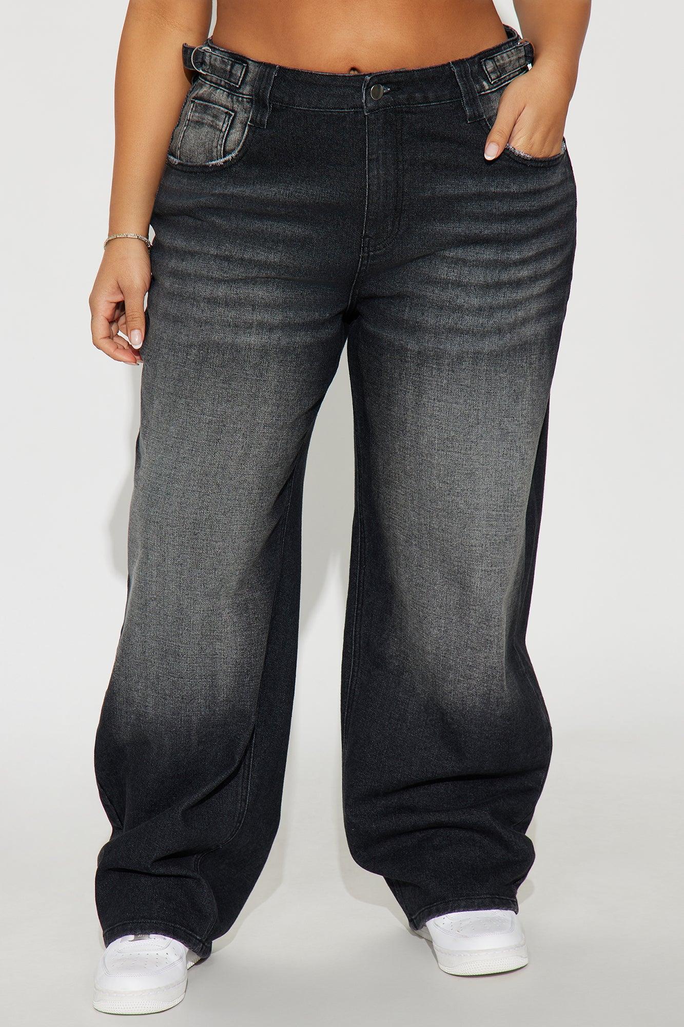 Midnight Muse Tinted Straight Leg Jeans - Black Wash Female Product Image