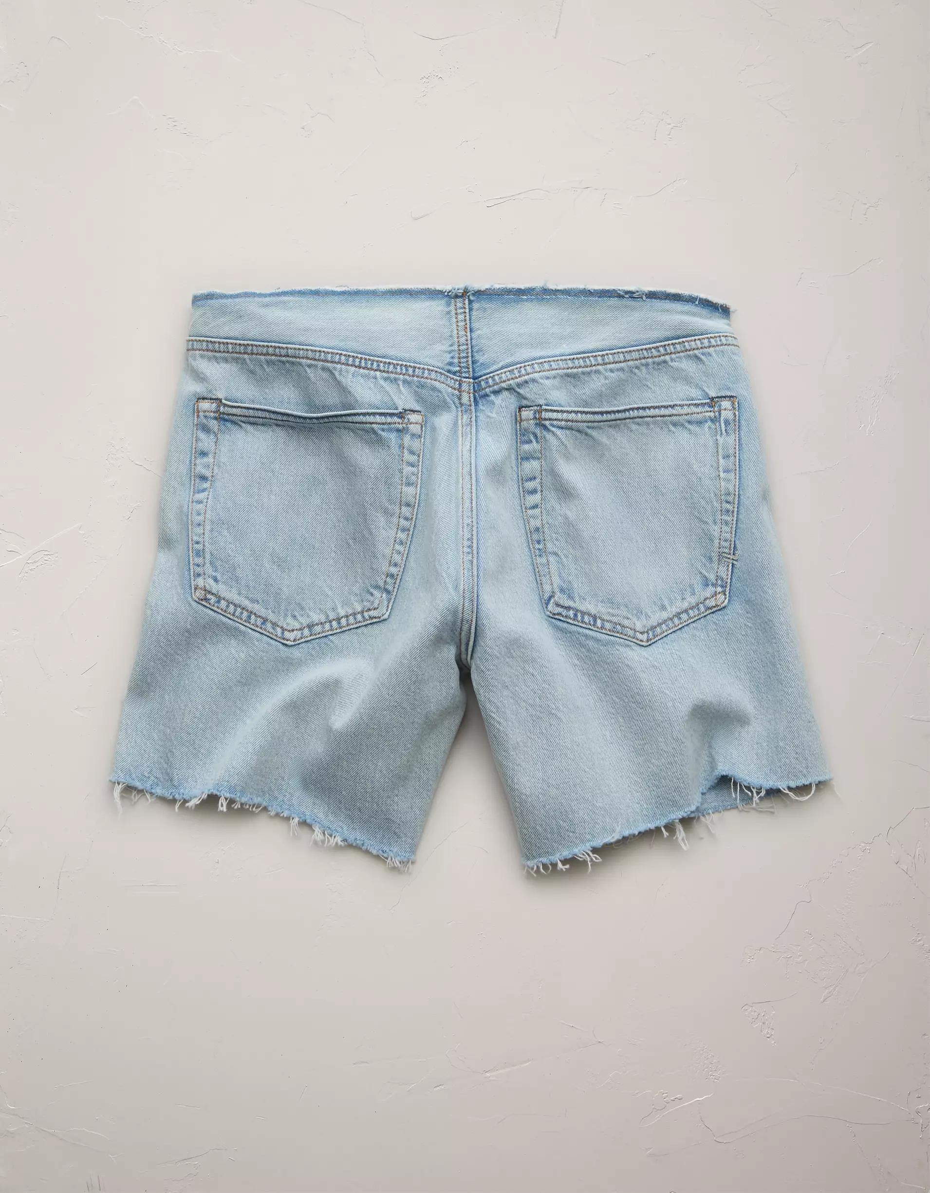 AE77 Premium Classic Long Denim Short Product Image
