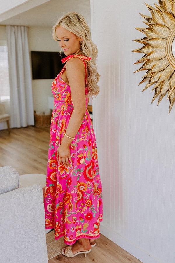 Day Party Delight Floral Maxi Dress Product Image