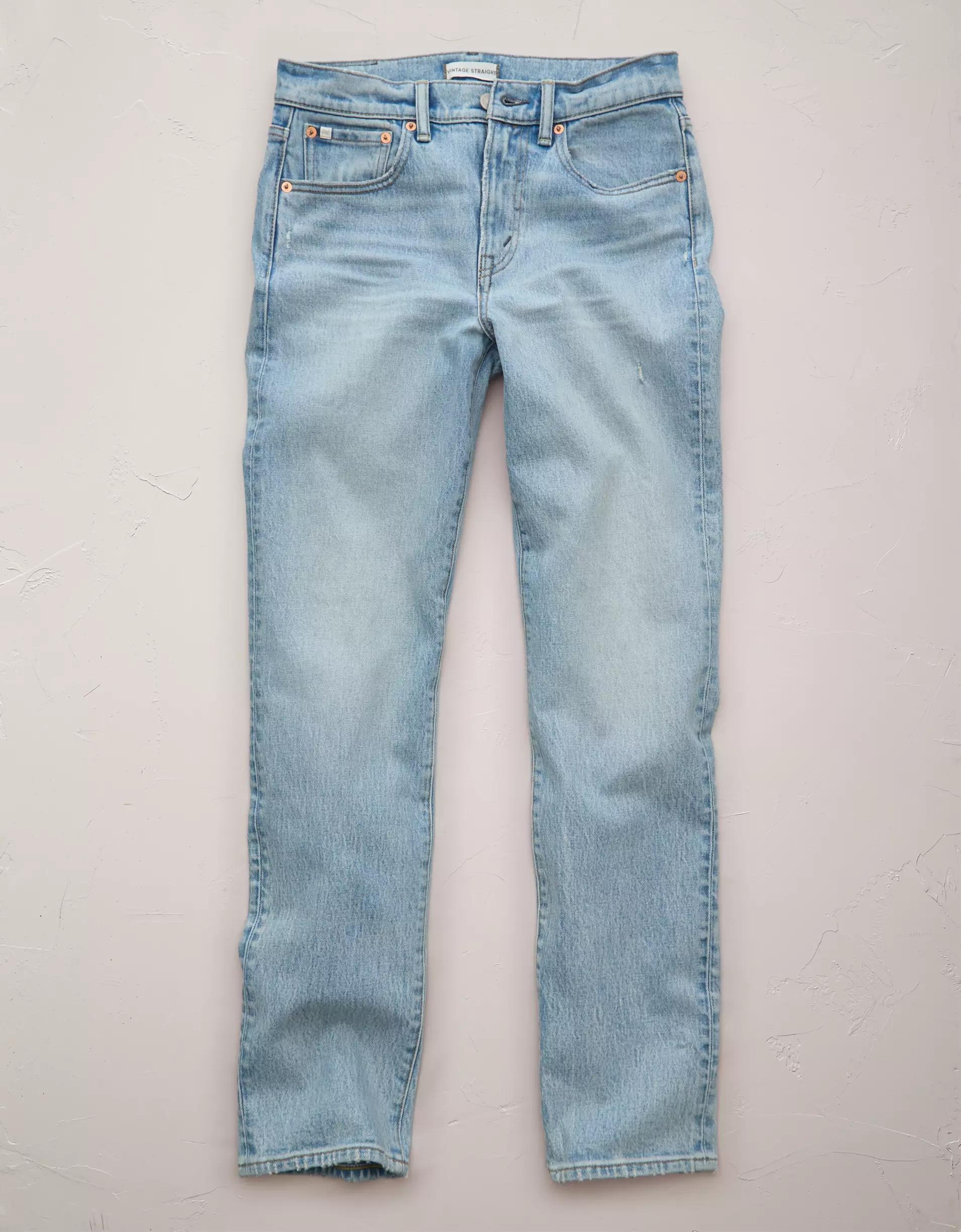 AE77 Premium Vintage Straight Jean Product Image