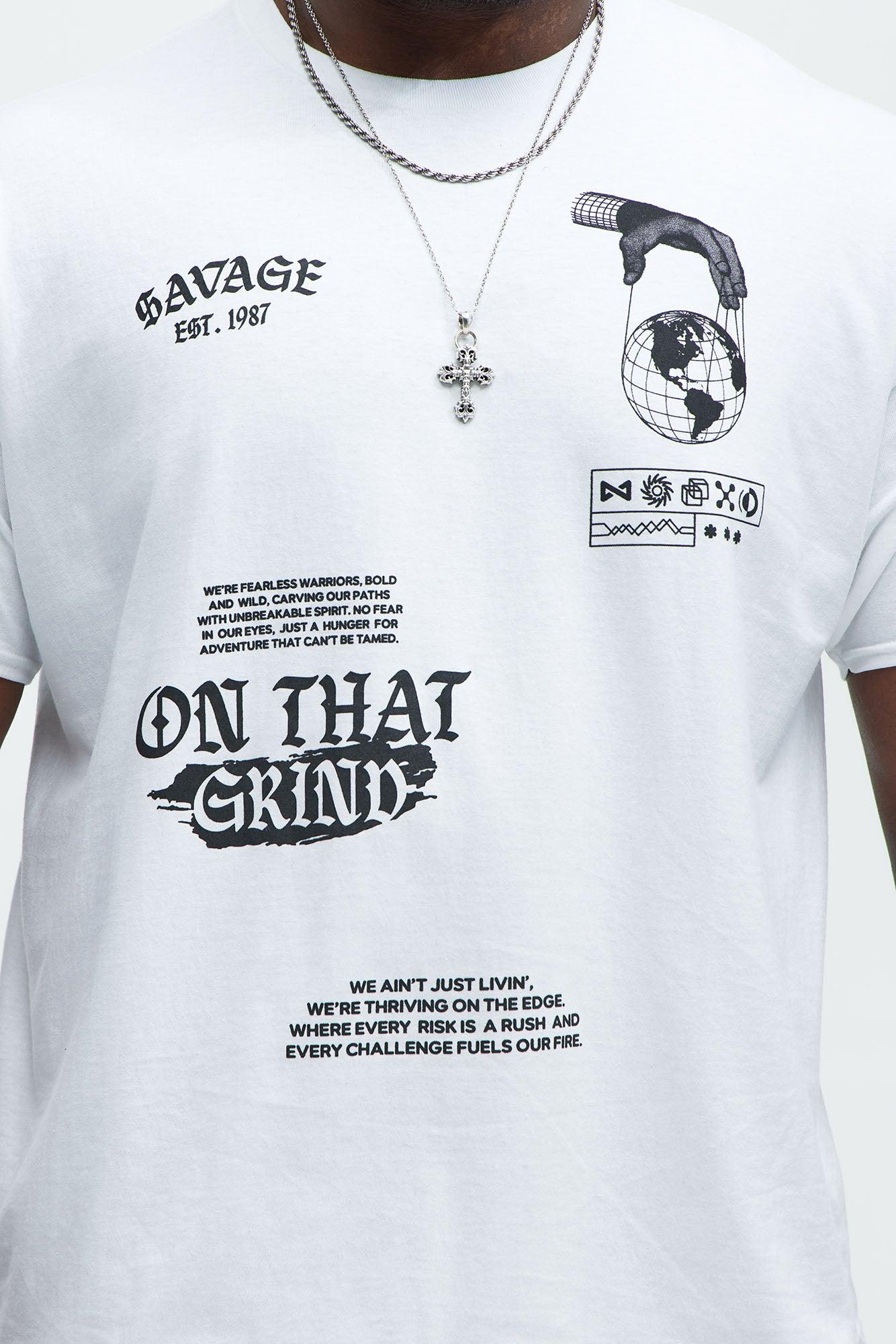 On That Grind Short Sleeve Tee - White Product Image