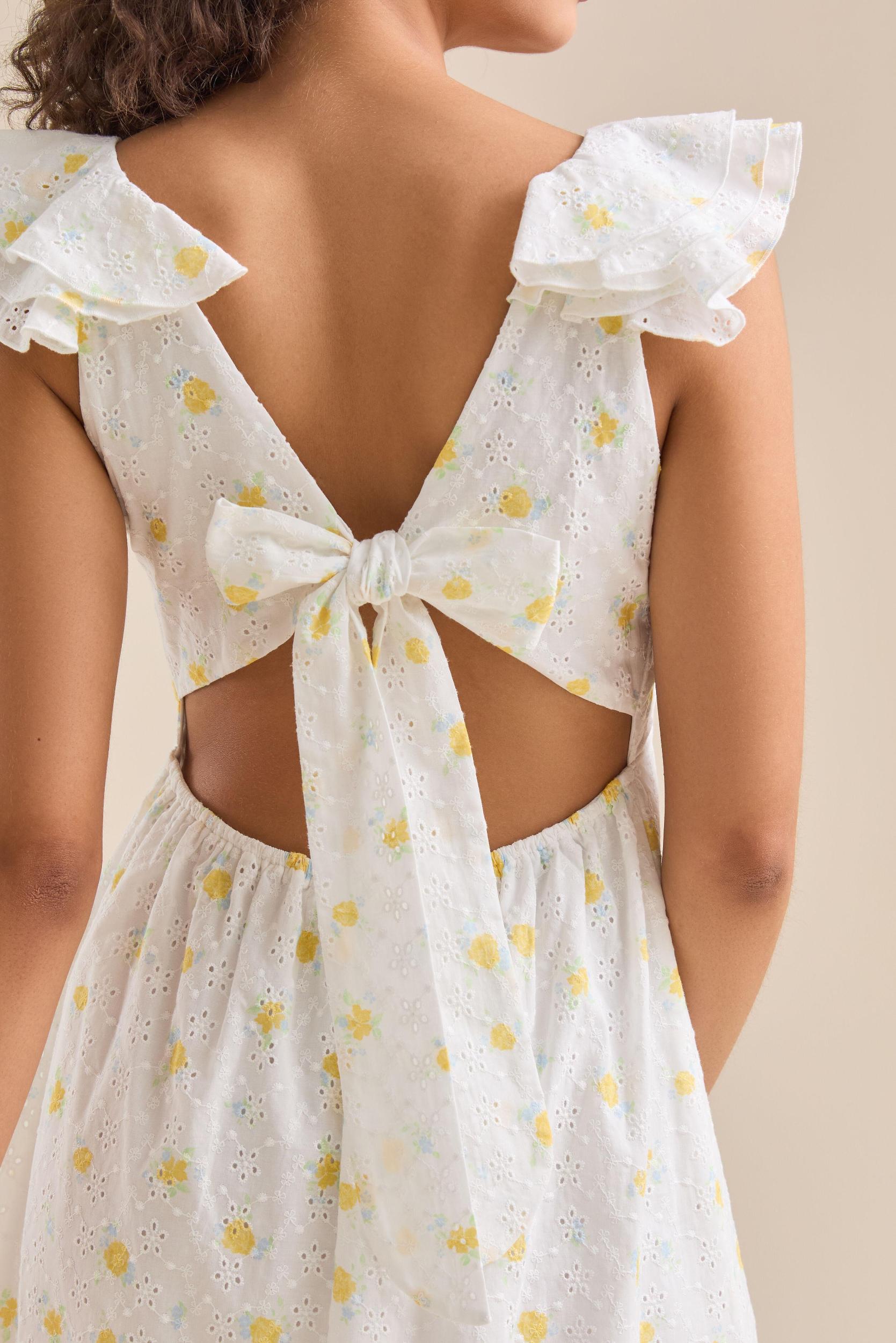 Luna Floral Mini Dress Product Image