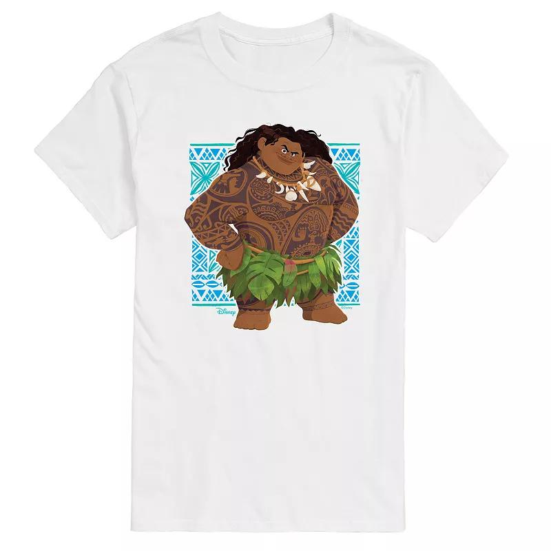 Disney's Moana 2 Men's Maui Portrait Tribal Graphic Tee,  Product Image