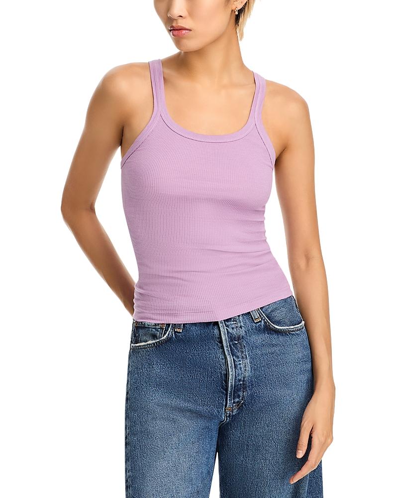 Re/Done Ribbed Cotton Tank Top Product Image