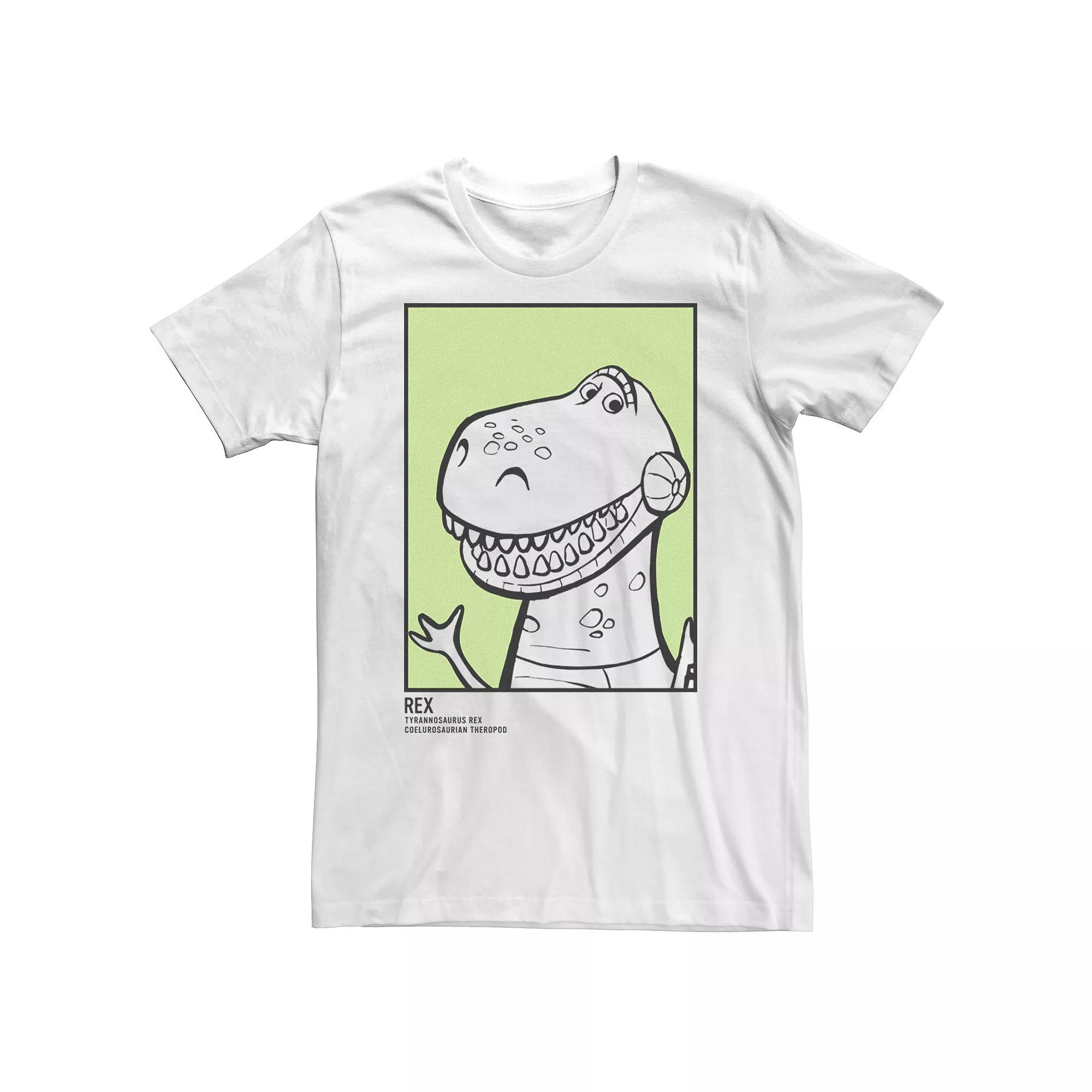 Big & Tall Disney / Pixar Toy Story Rex ID Card Tee, Men's,  Product Image