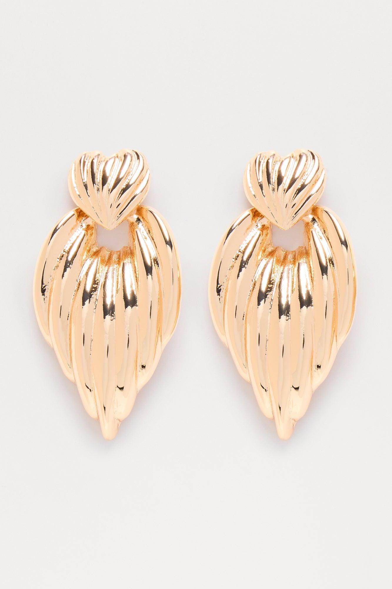 Santorini Earrings - Gold Product Image