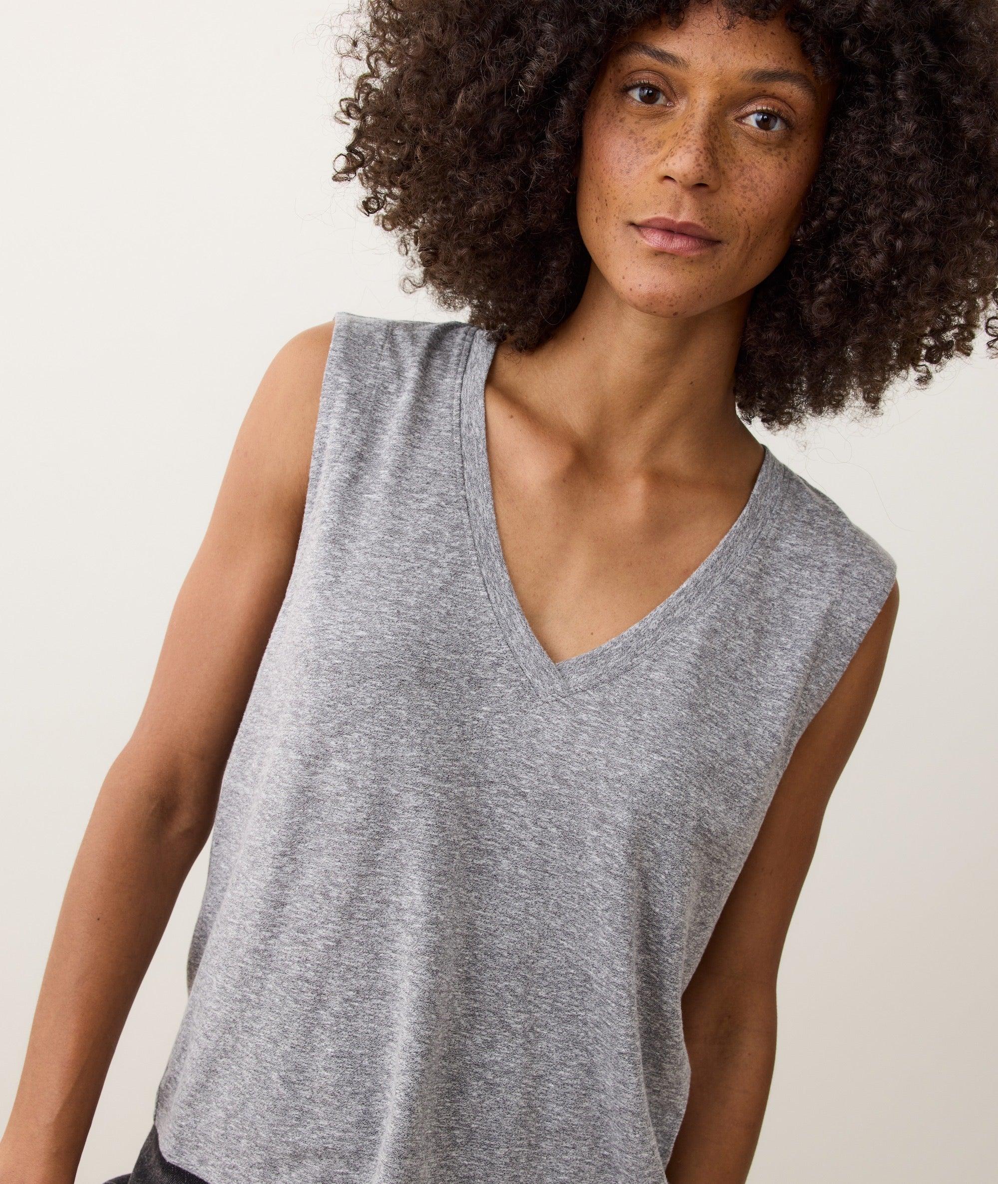Tissue V-Neck Tank Product Image