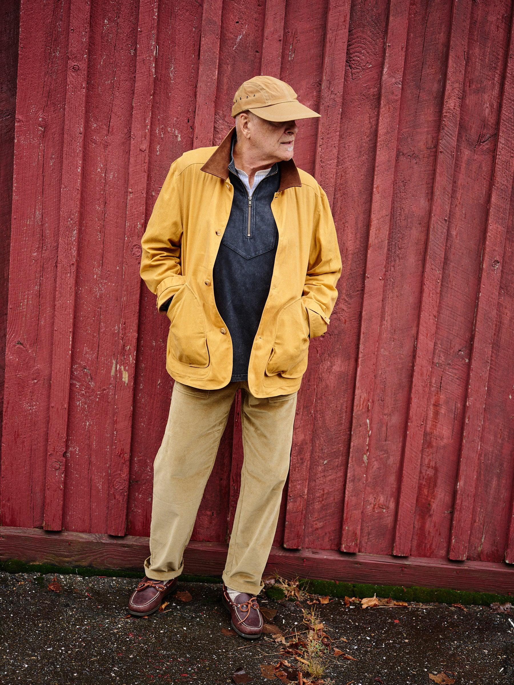 Gamekeeper Jacket in Goldenrod Waxed Canvas Product Image