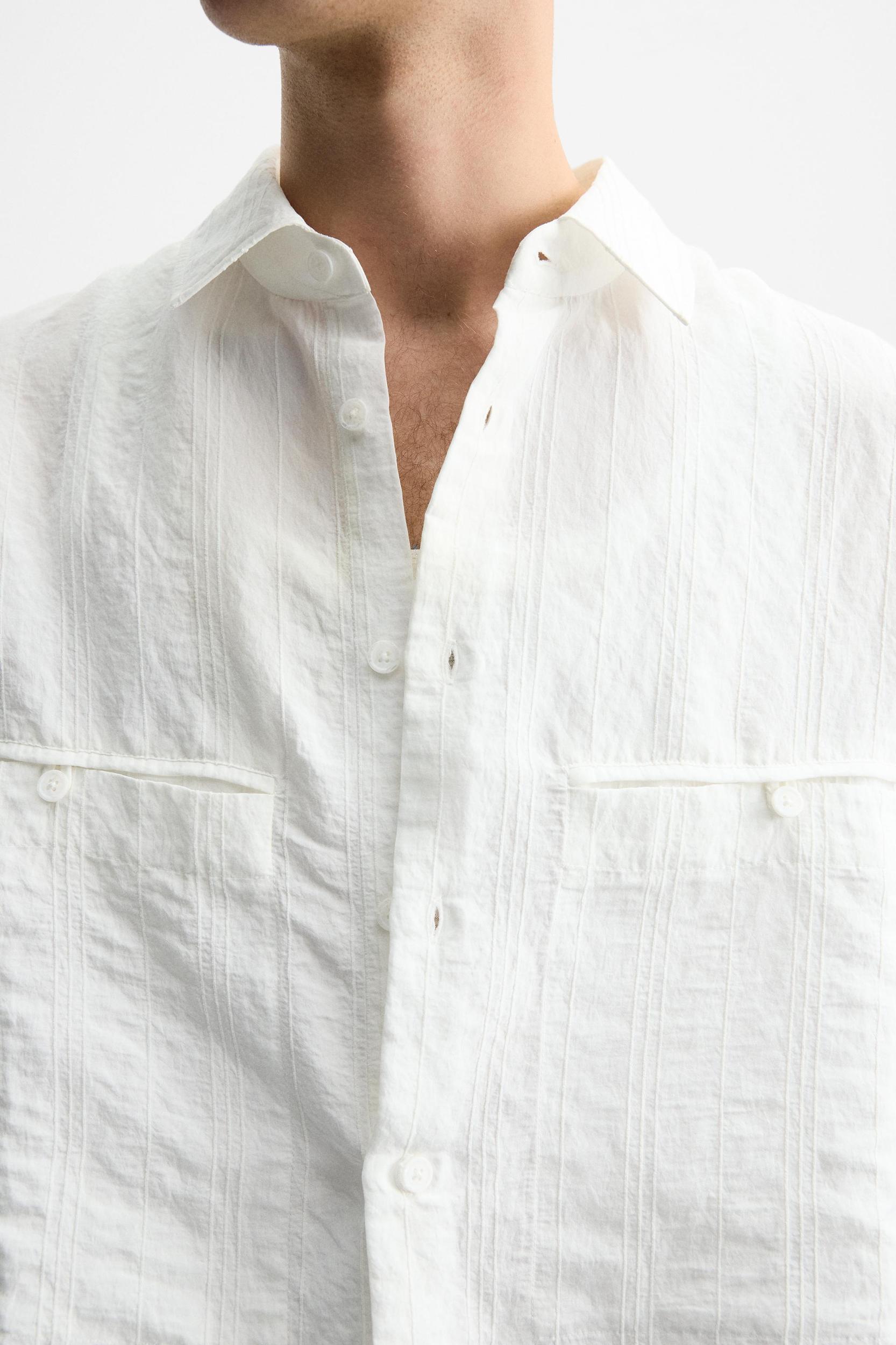 STRIPED JACQUARD SHIRT Product Image