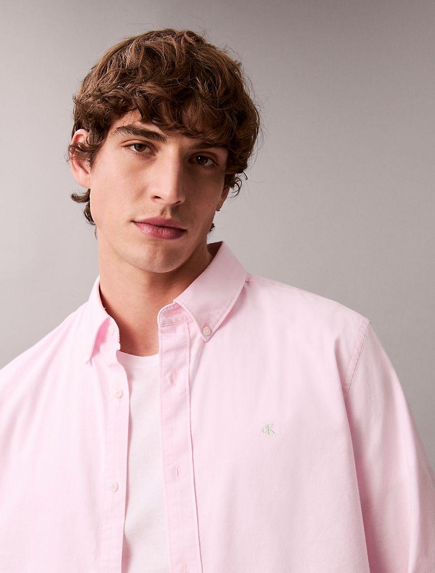 Solid Oxford Classic Button-Down Shirt Product Image