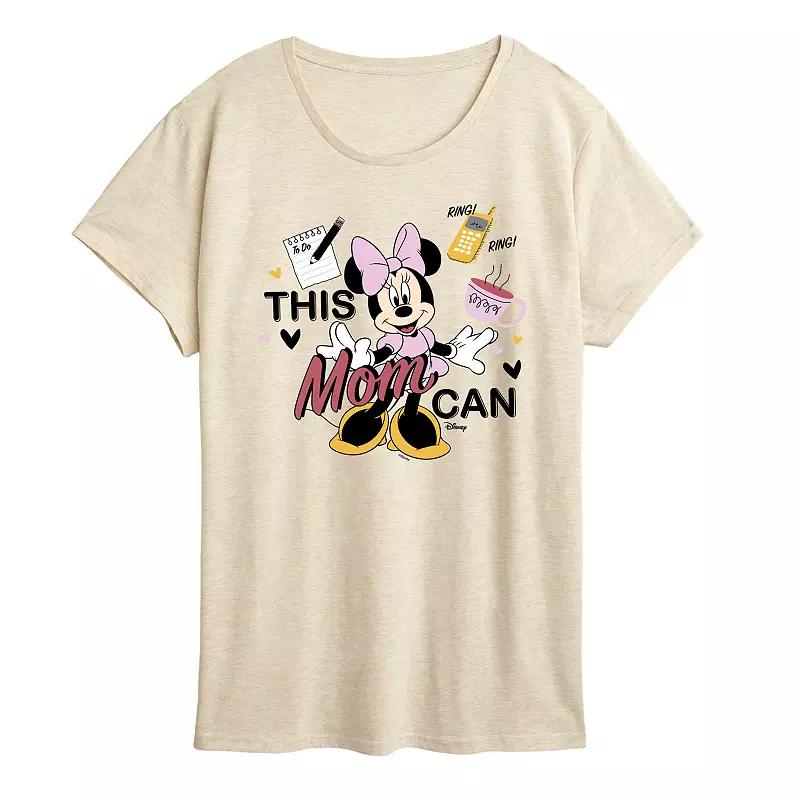 Disney's Minnie Mouse Women's This Mom Can Graphic Tee,  Product Image