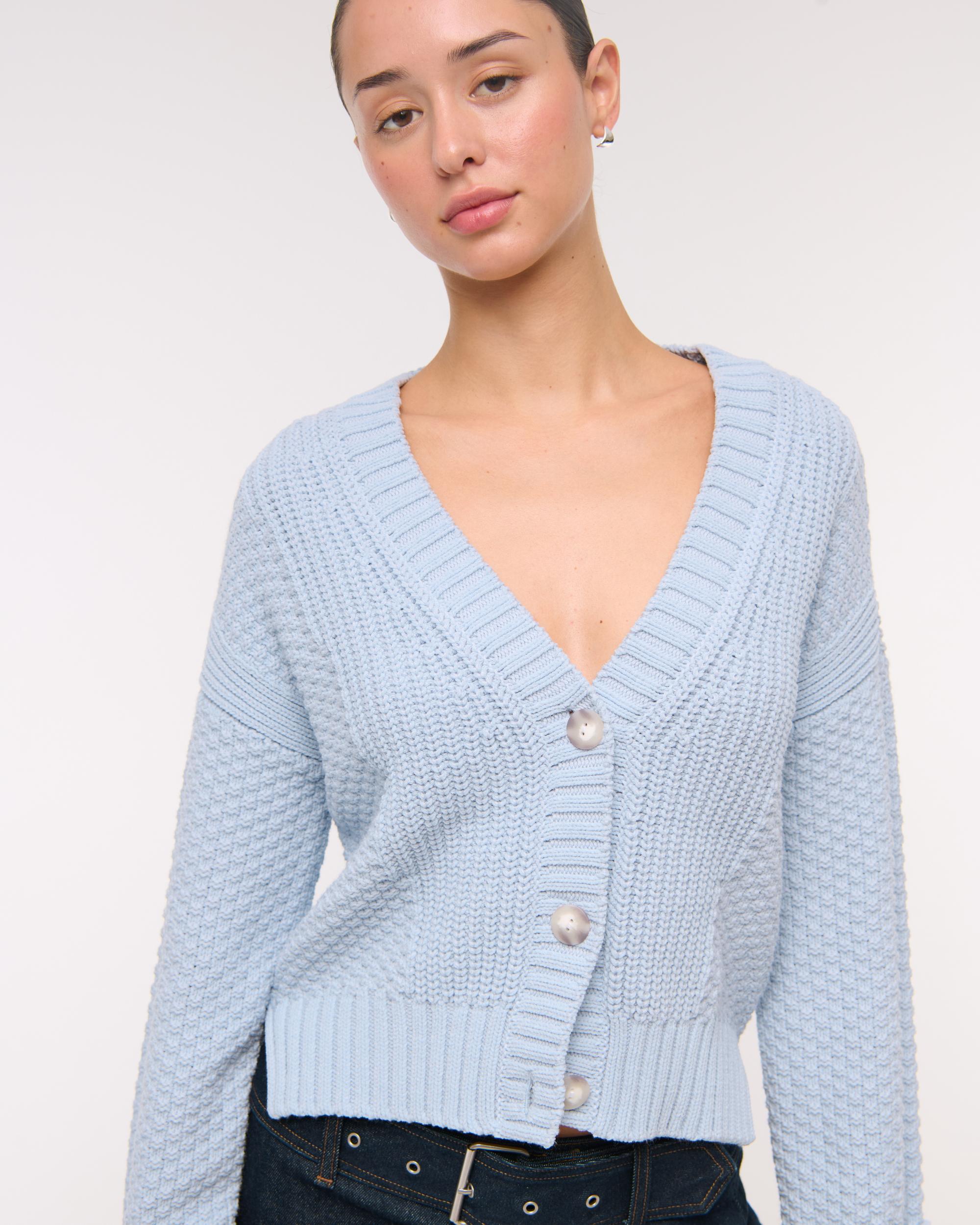 The A&F Cameron Seed Stitch Cardigan Product Image