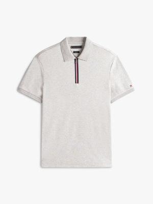 Regular Fit Interlock Zip Polo Product Image