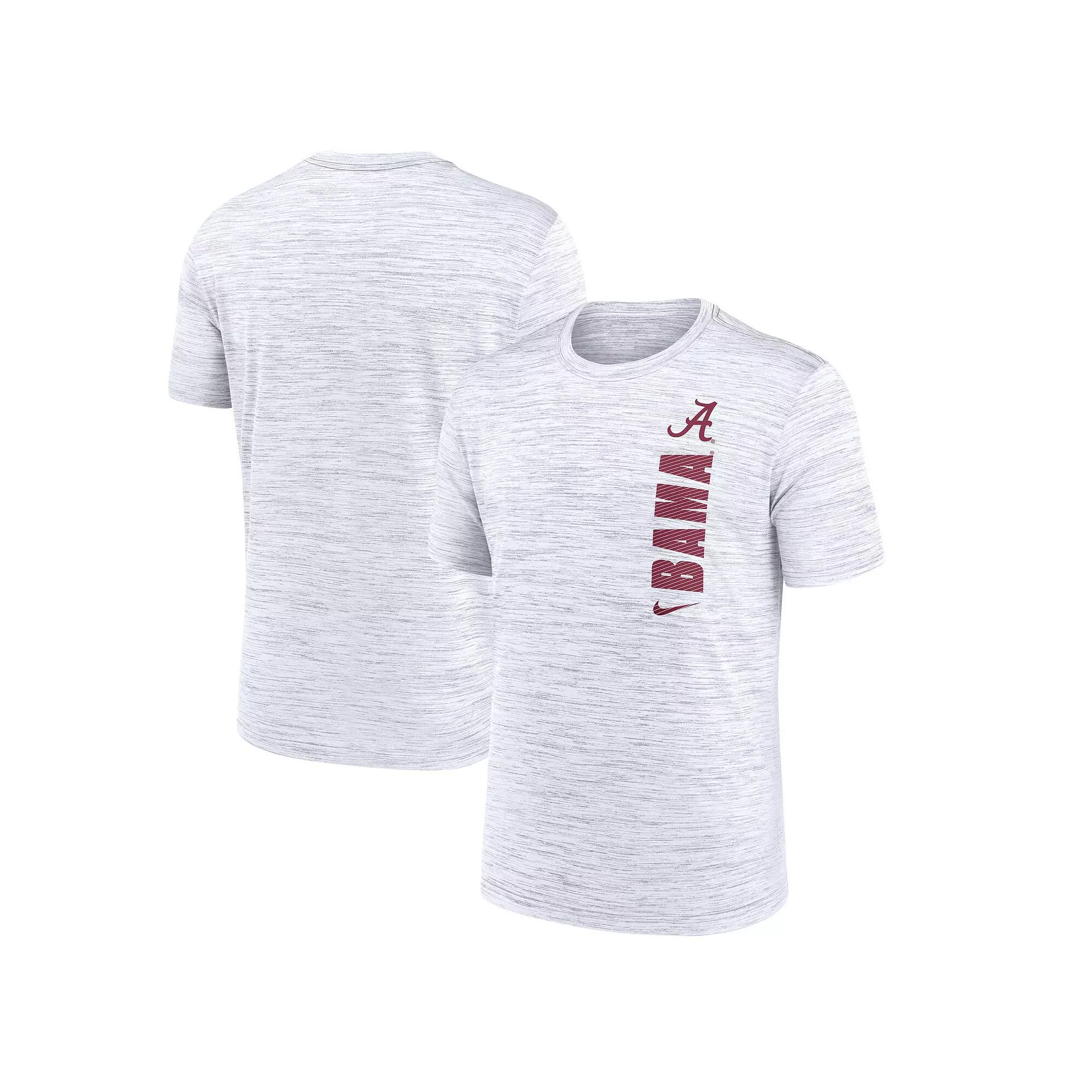 Men's Nike White Alabama Crimson Tide 2024 Sideline Velocity Performance  T-Shirt, Size: Medium Product Image