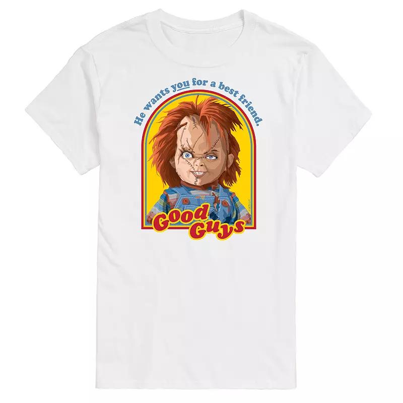 Big & Tall Chucky Retro Good Guys Graphic Tee, Men's,  Product Image