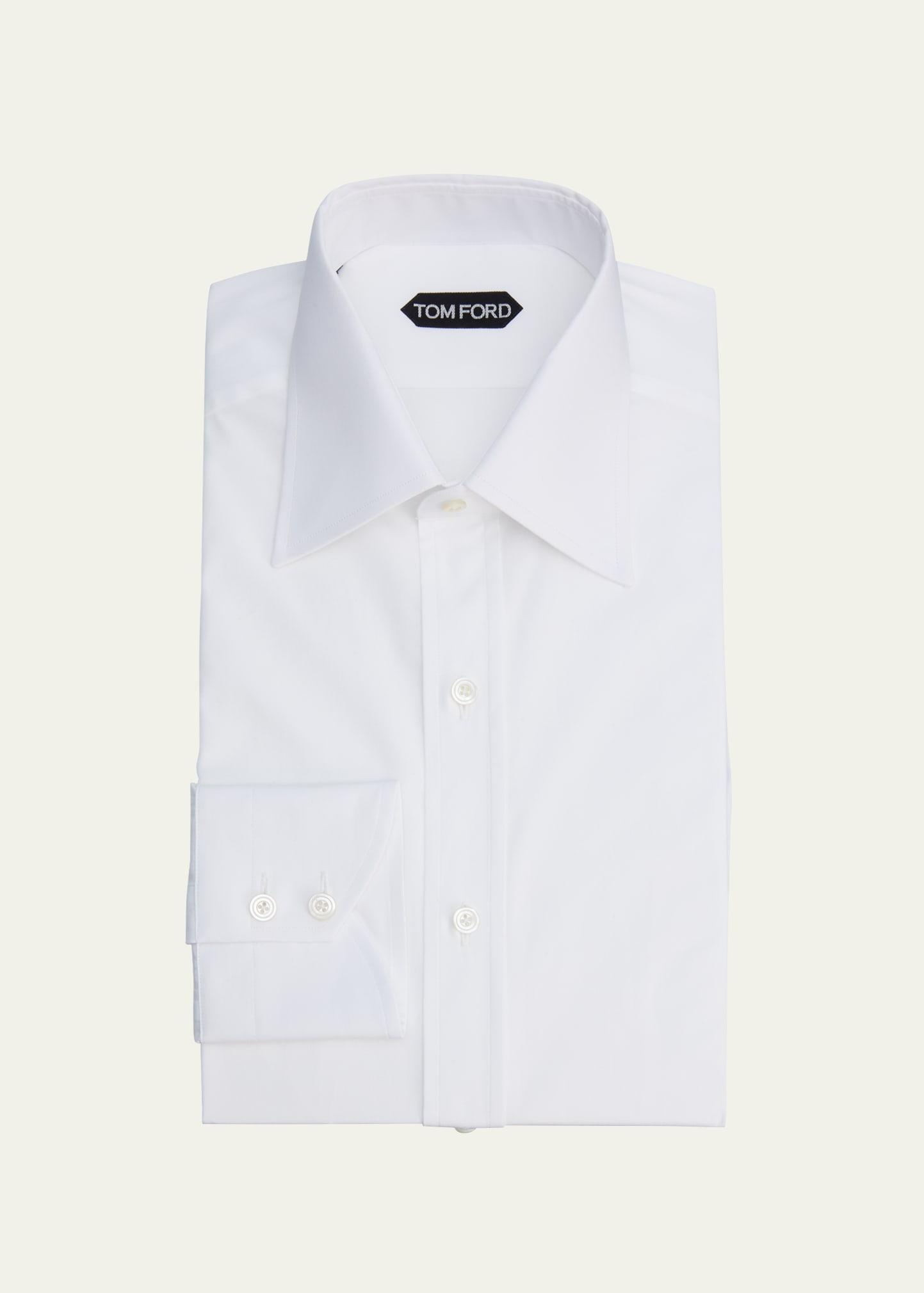 Mens Point Collar Dress Shirt Product Image