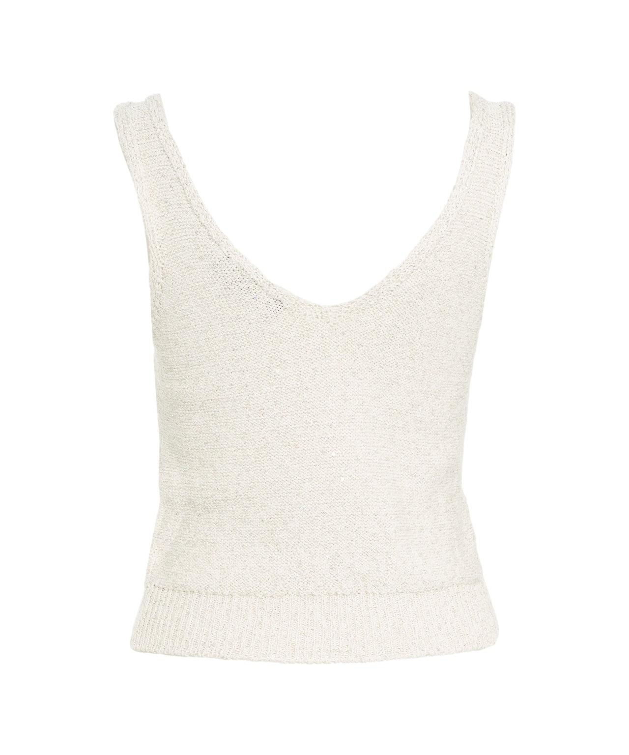Knit top with sequins Product Image