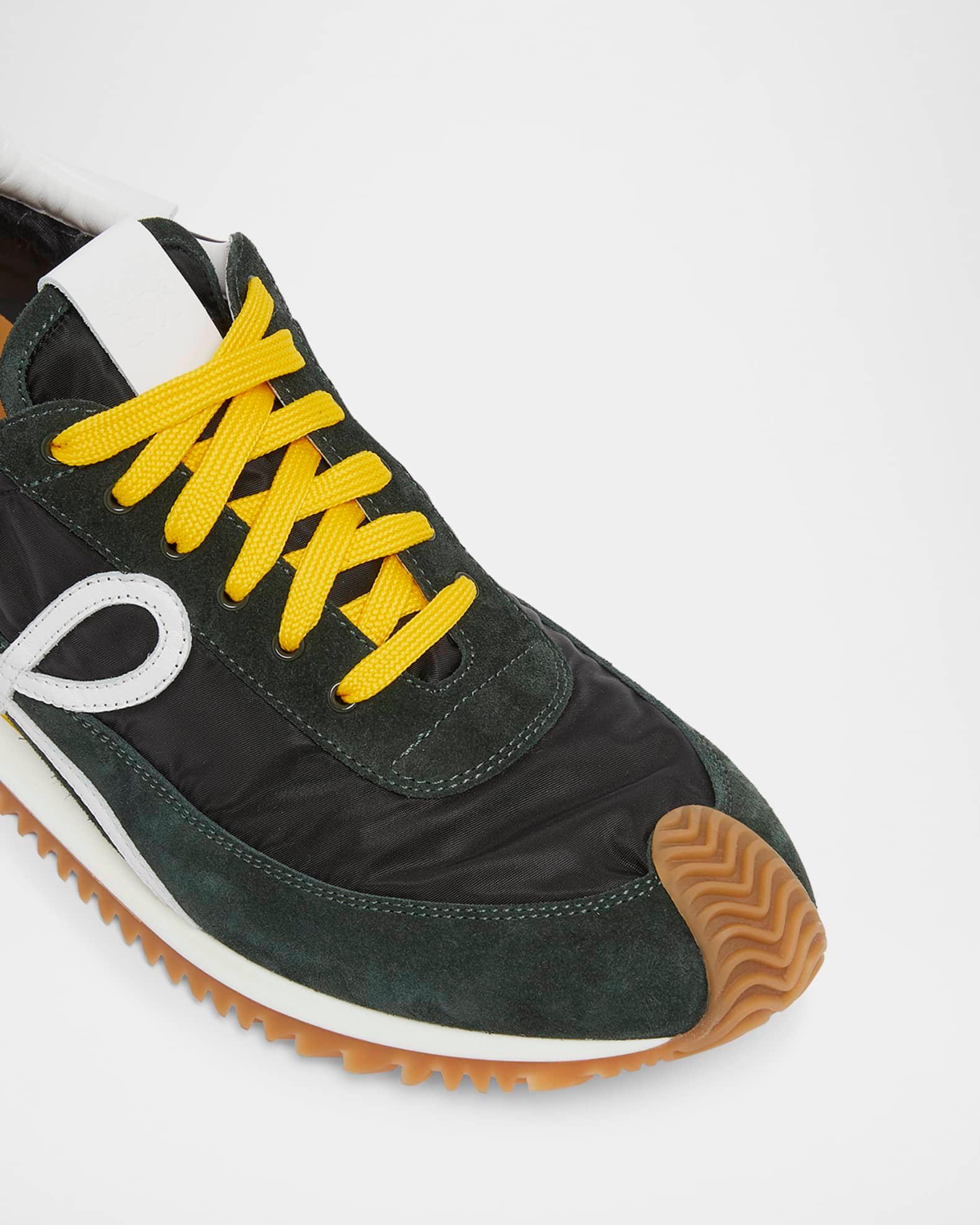 Men's Flow Runner 2.0 Nylon and Suede Low-Top Sneakers Product Image