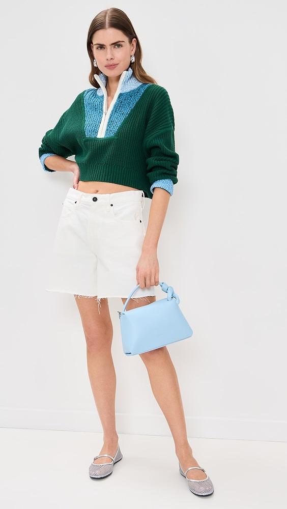 STAUD Cropped Hampton Sweater | Shopbop Product Image