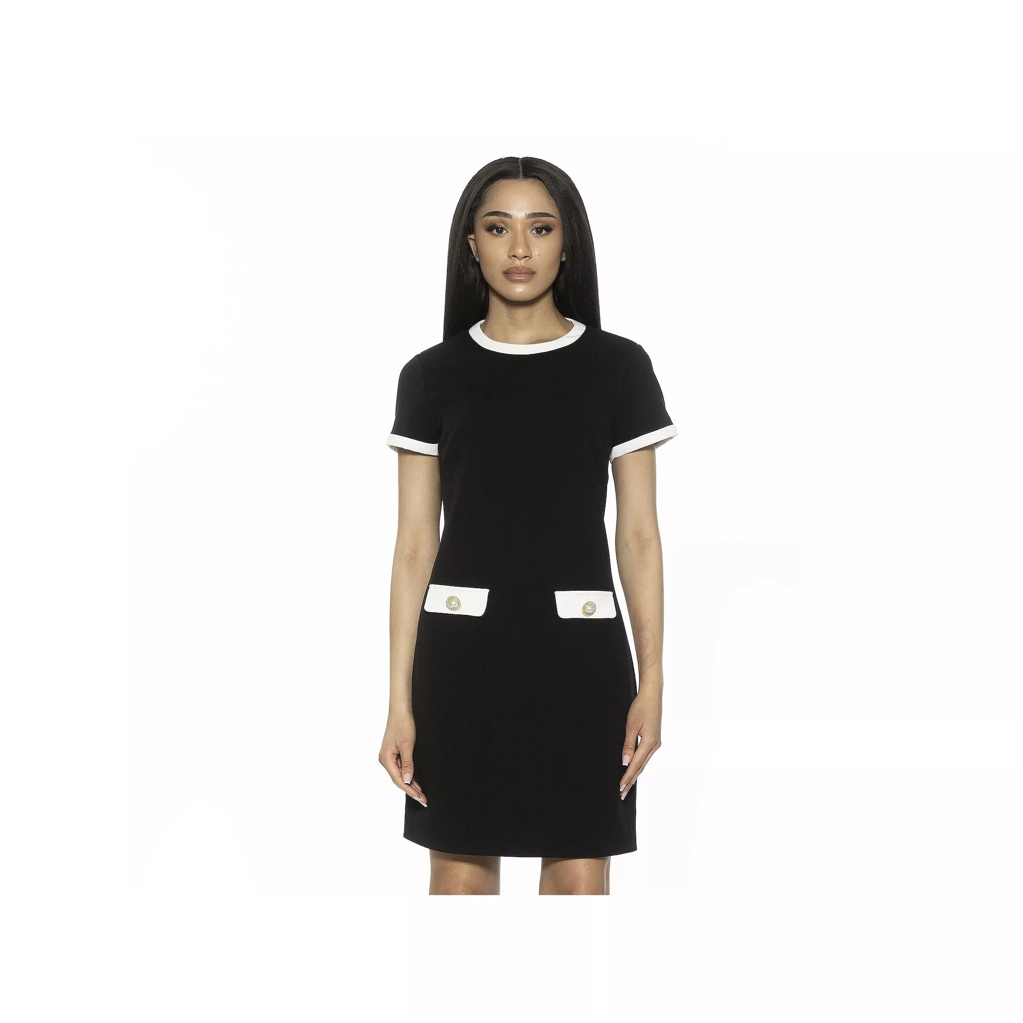 Women's ALEXIA ADMOR Carys Crewneck Shift Dress,  Product Image