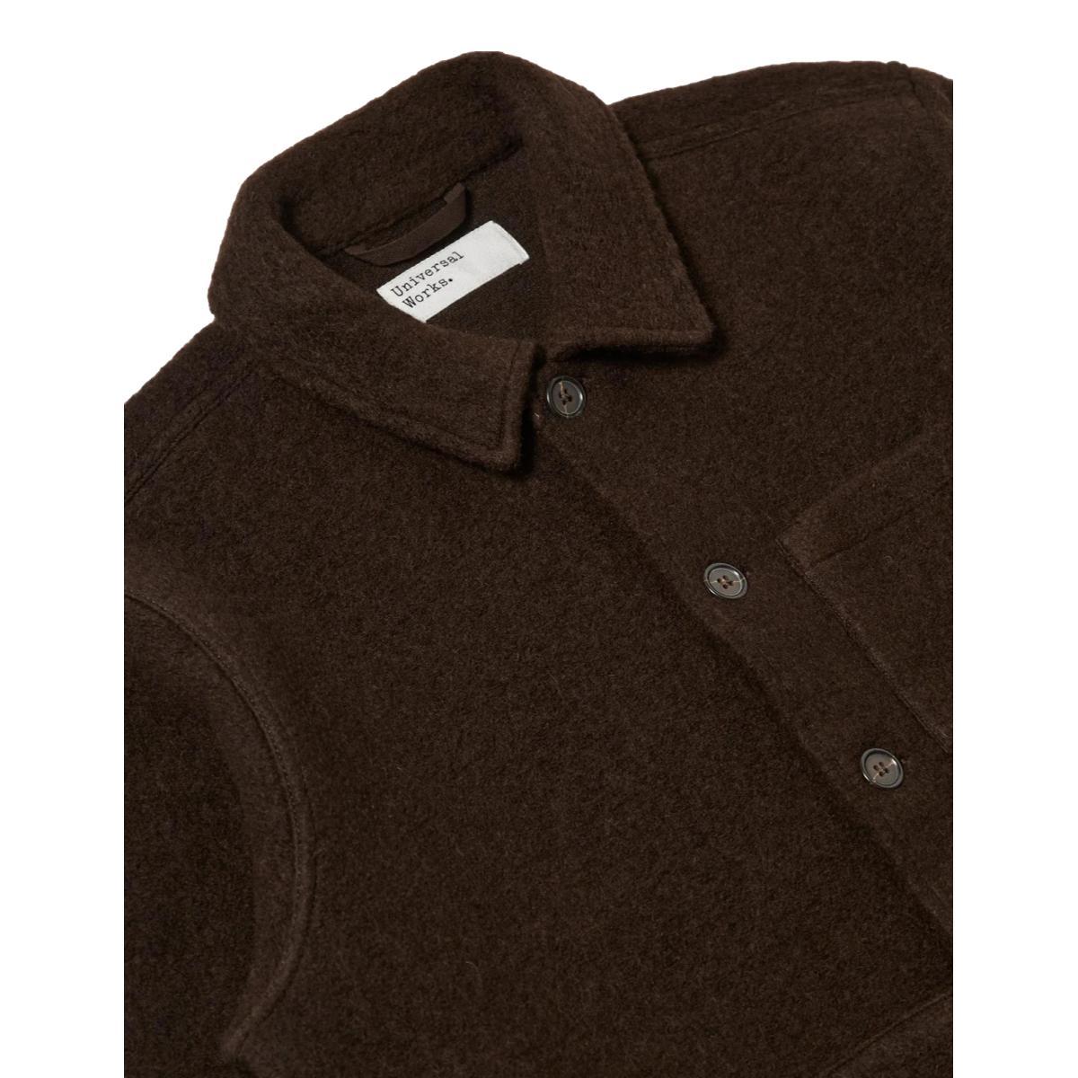 Uniform Jacket Brown Wool Product Image