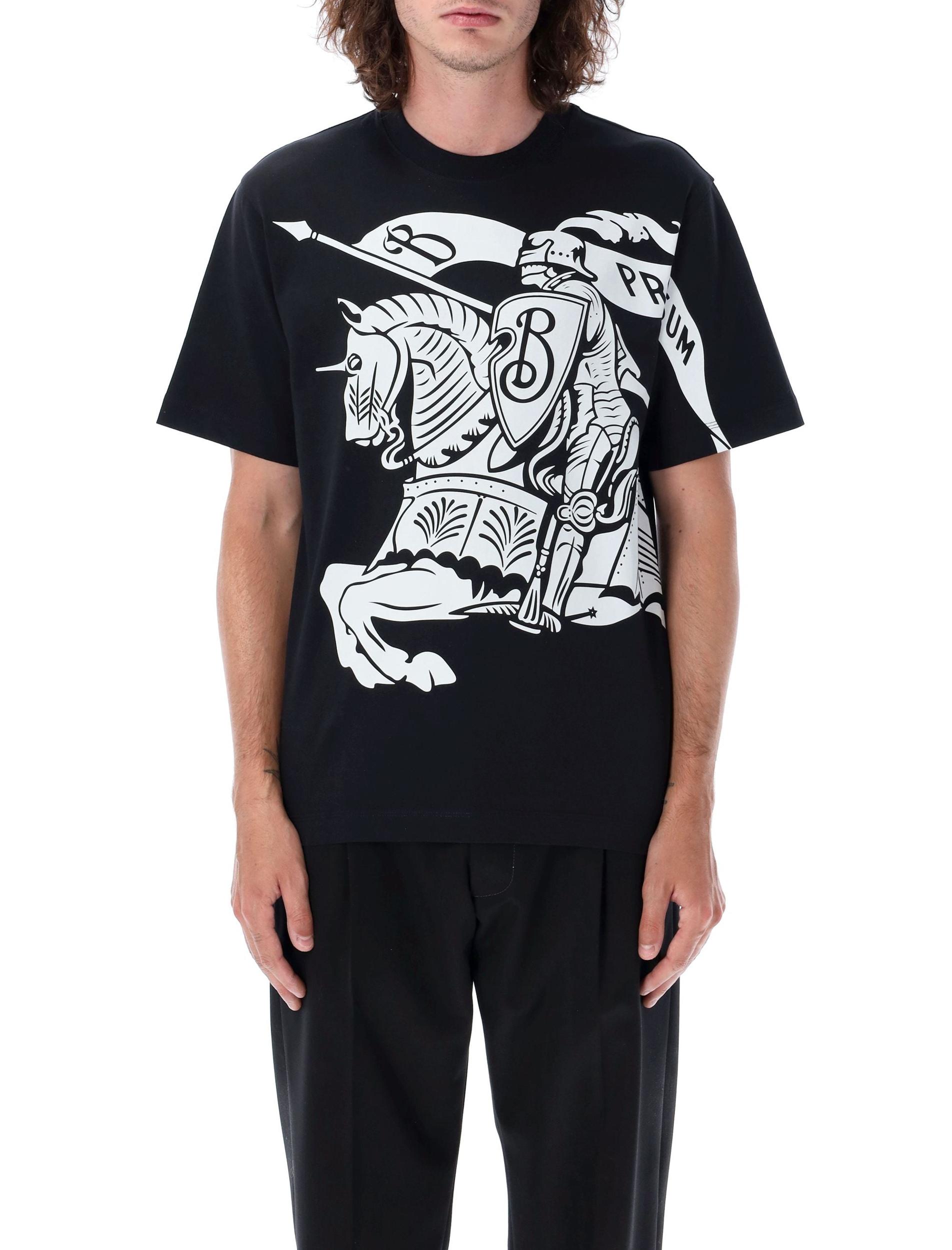 Equestrian Knight-print cotton T-shirt Product Image