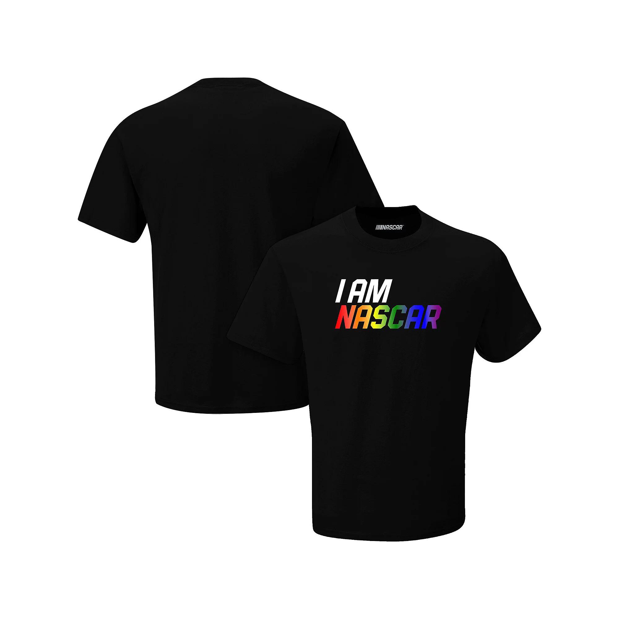 Men's Checkered Flag Black NASCAR Pride T-Shirt, Size: 4XL, Nas Black Product Image