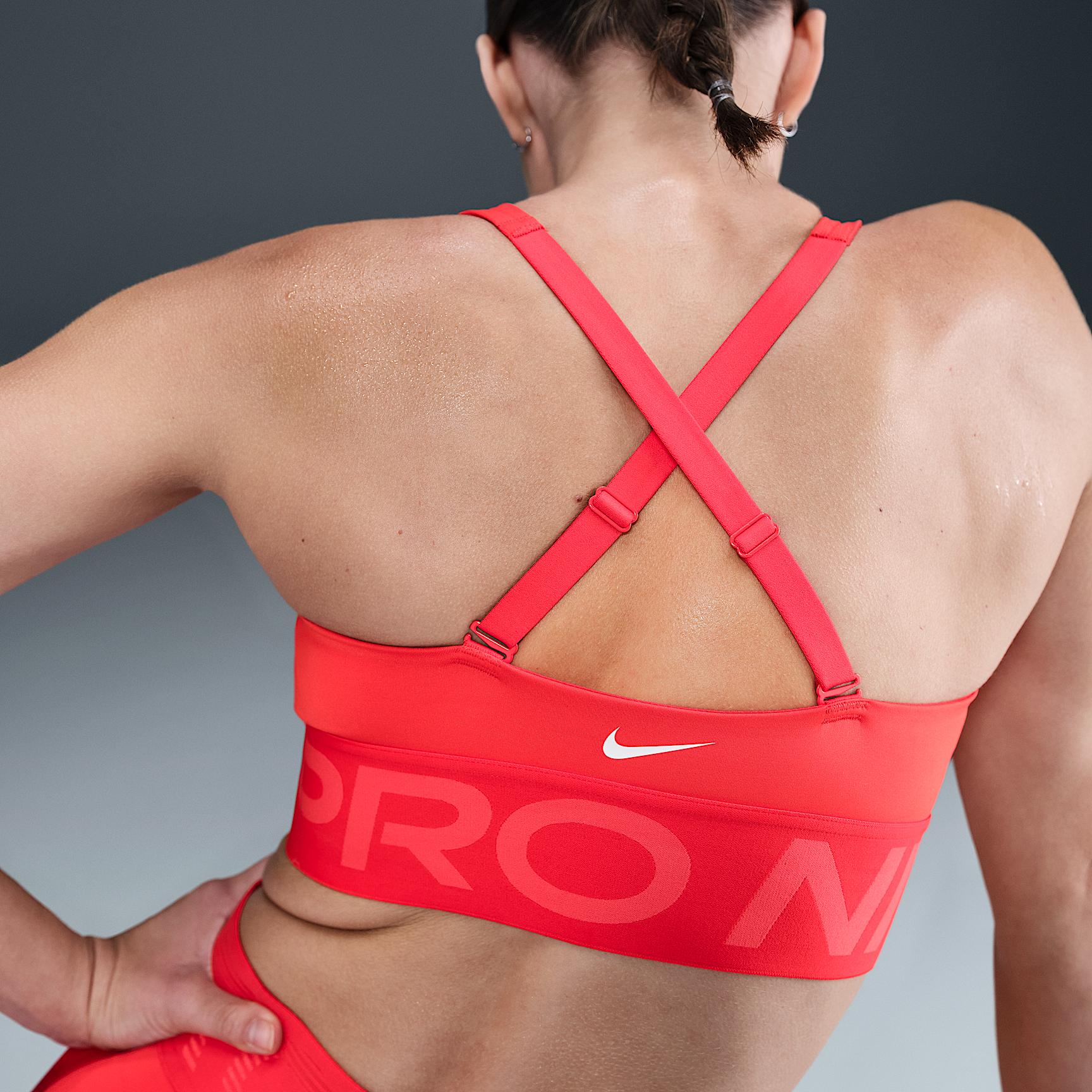 Womens Nike Pro Indy Plunge Medium-Support Padded Sports Bra | HF7324-696 Product Image