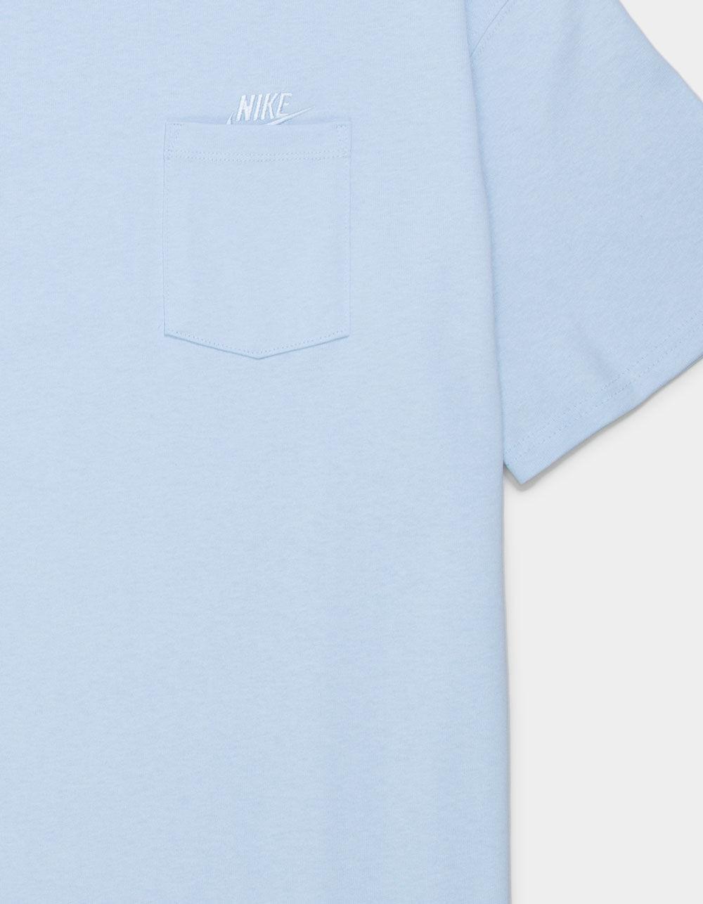 NIKE Sportswear Premium Essentials Mens Pocket Tee - LIGHT BLUE Product Image