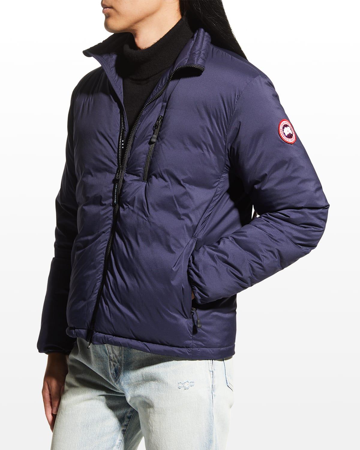 Mens Lodge Zip-Front Puffer Coat Product Image