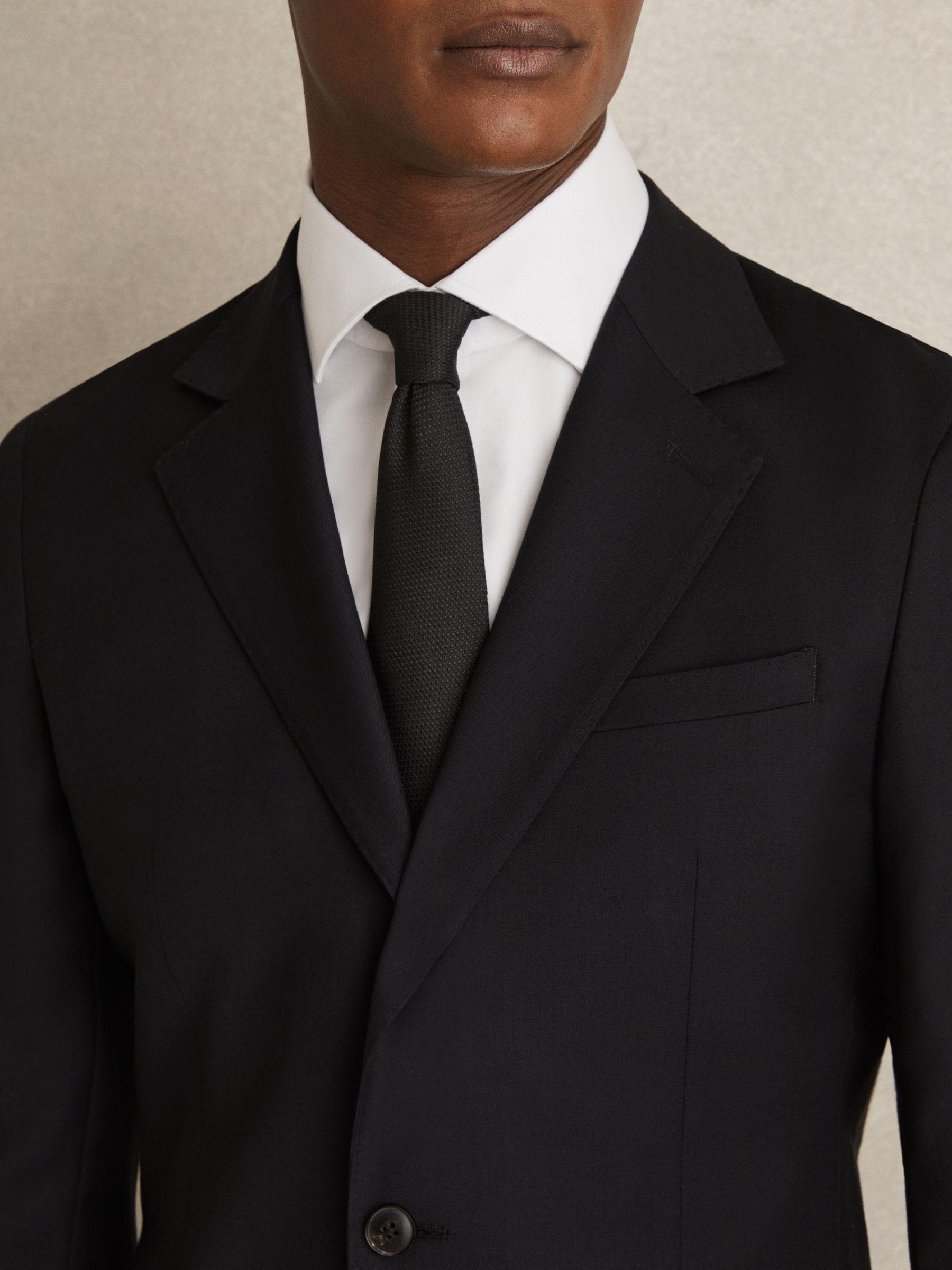 Regular Fit Cotton Sateen Striped Shirt in White Product Image