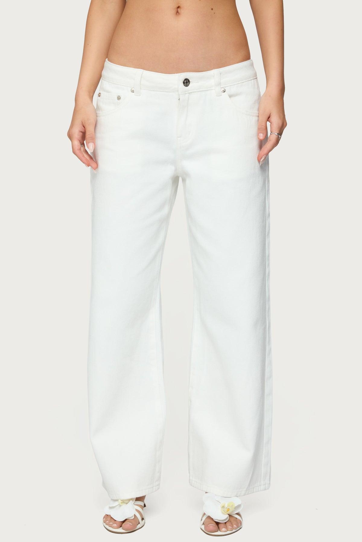 Petite Roman Low Rise Baggy Jeans Product Image