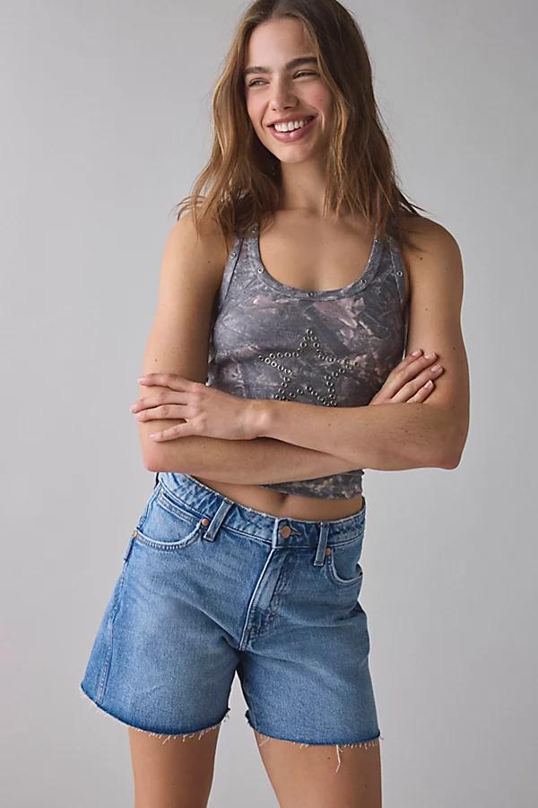 Wrangler High-Rise Relaxed Denim Short Womens at Urban Outfitters Product Image