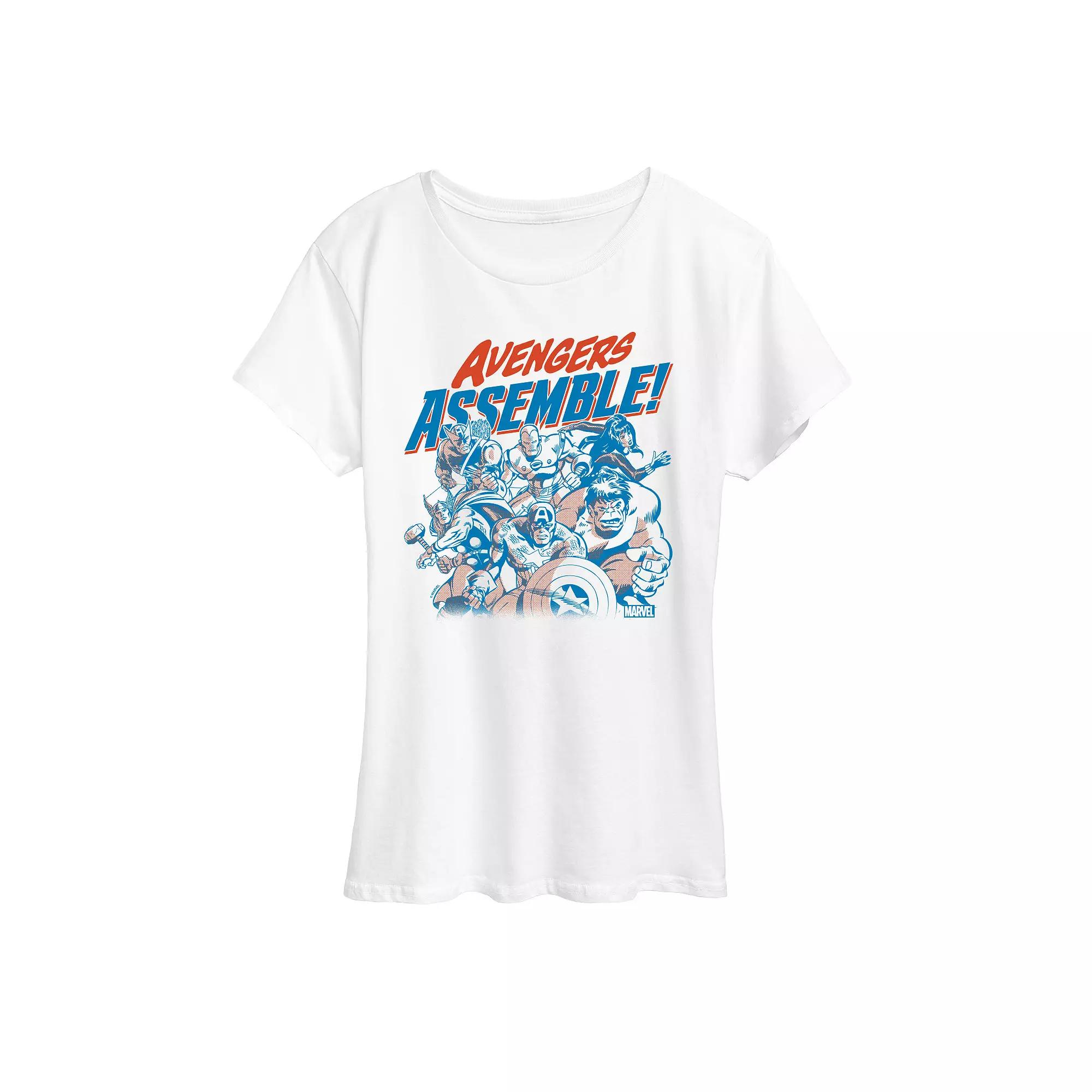Women's Marvel Avengers Assemble! Group Graphic Tee,  Product Image