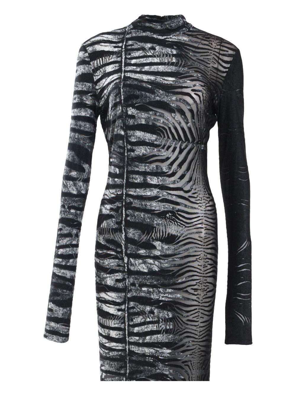 zebra-print maxi dress Product Image