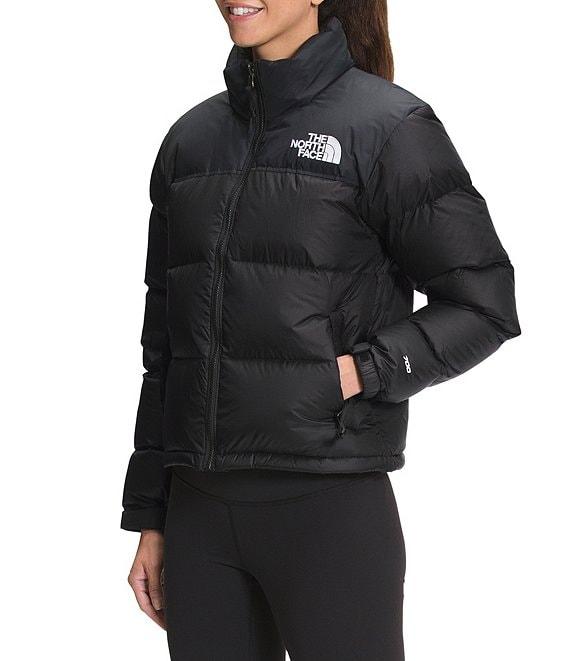 The North Face 1996 Retro Nuptse Stand Collar Removable Hood Long Sleeve Down Puffer Jacket Product Image