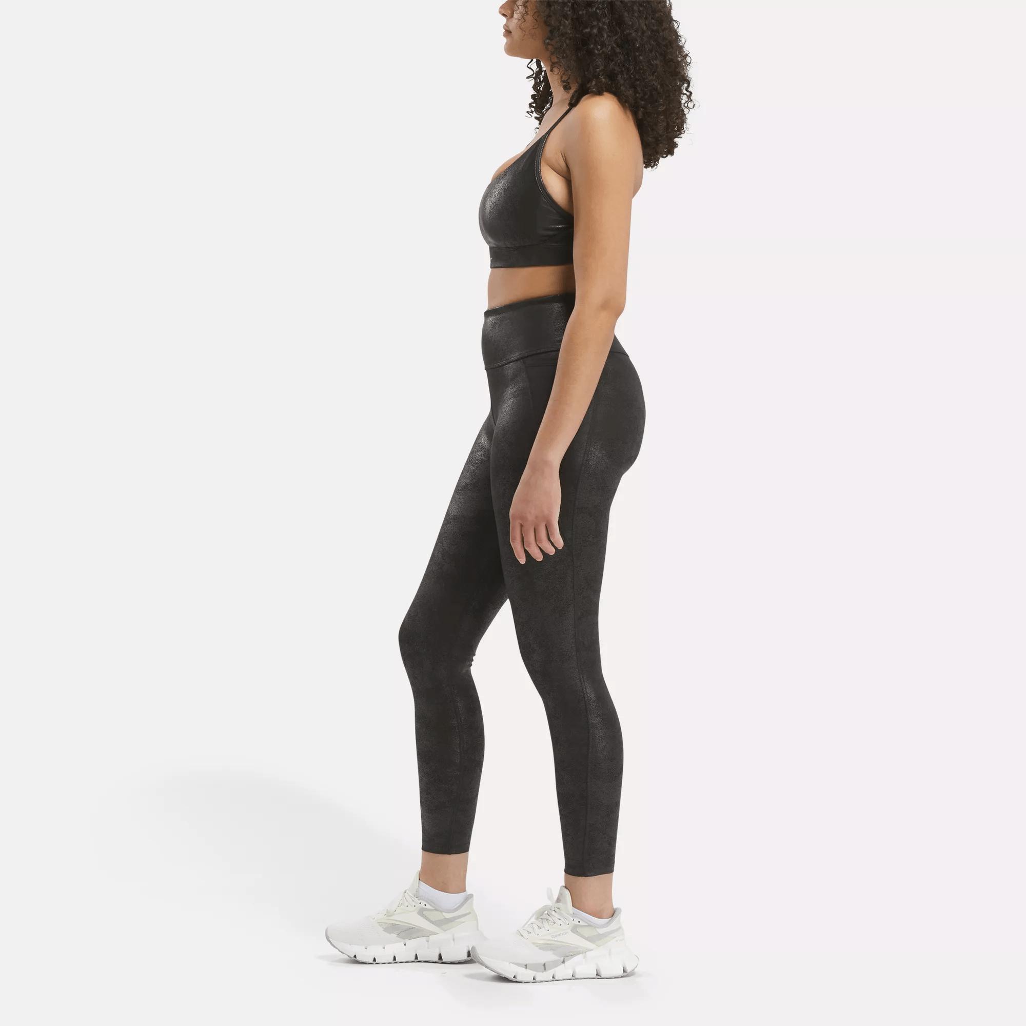 Women's Lux Faux Leather Strappy Bra Female Product Image