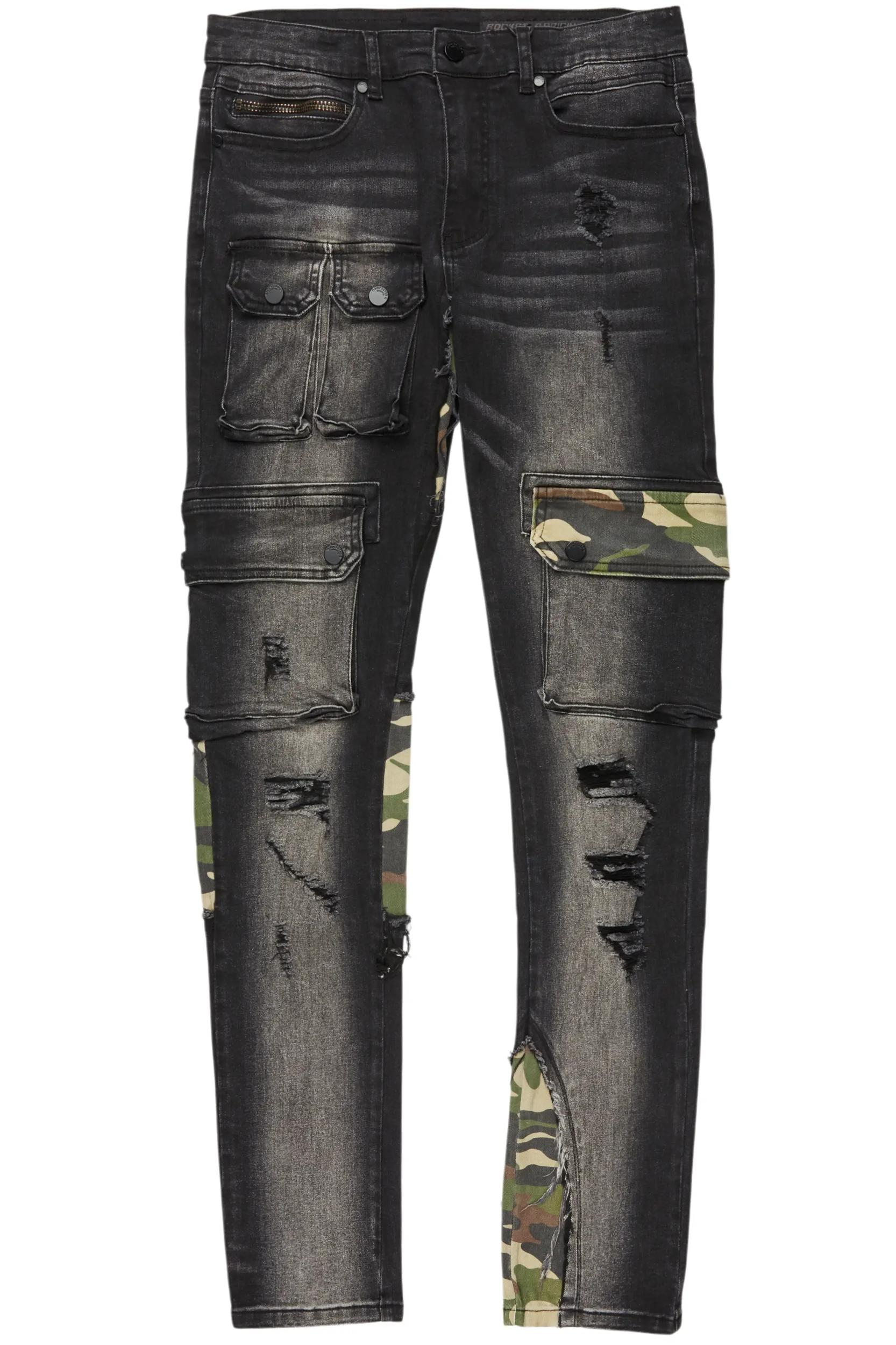 Zeta Grey Slim Fit Jean Male Product Image